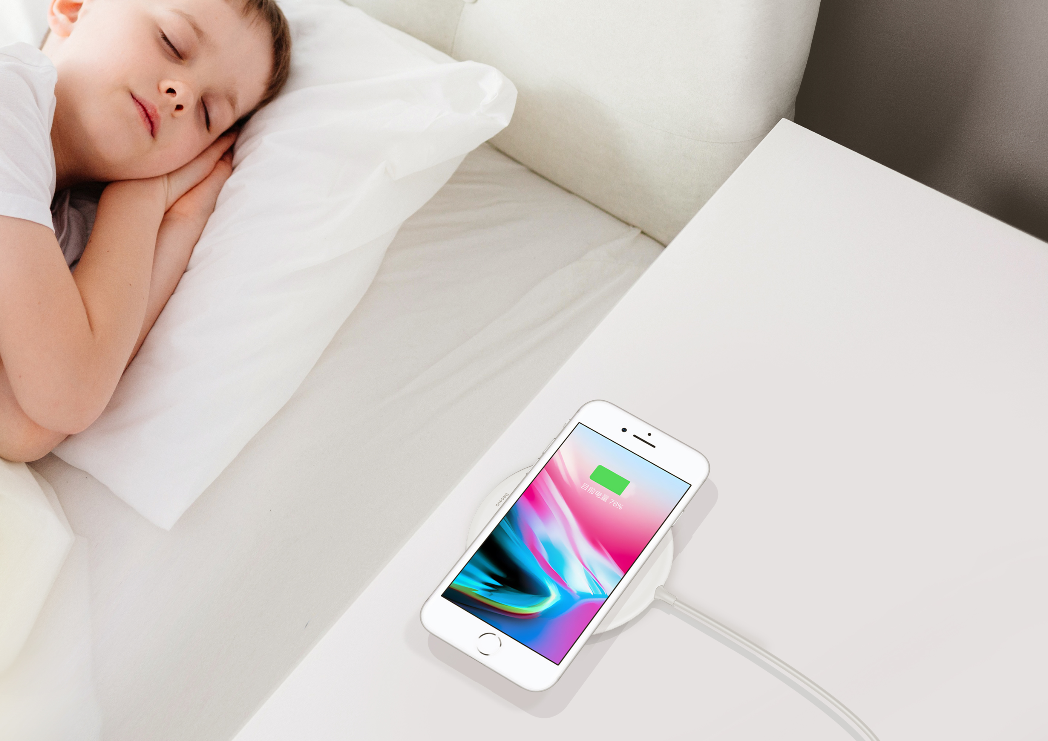 Wireless charging，electronic product，lovely，