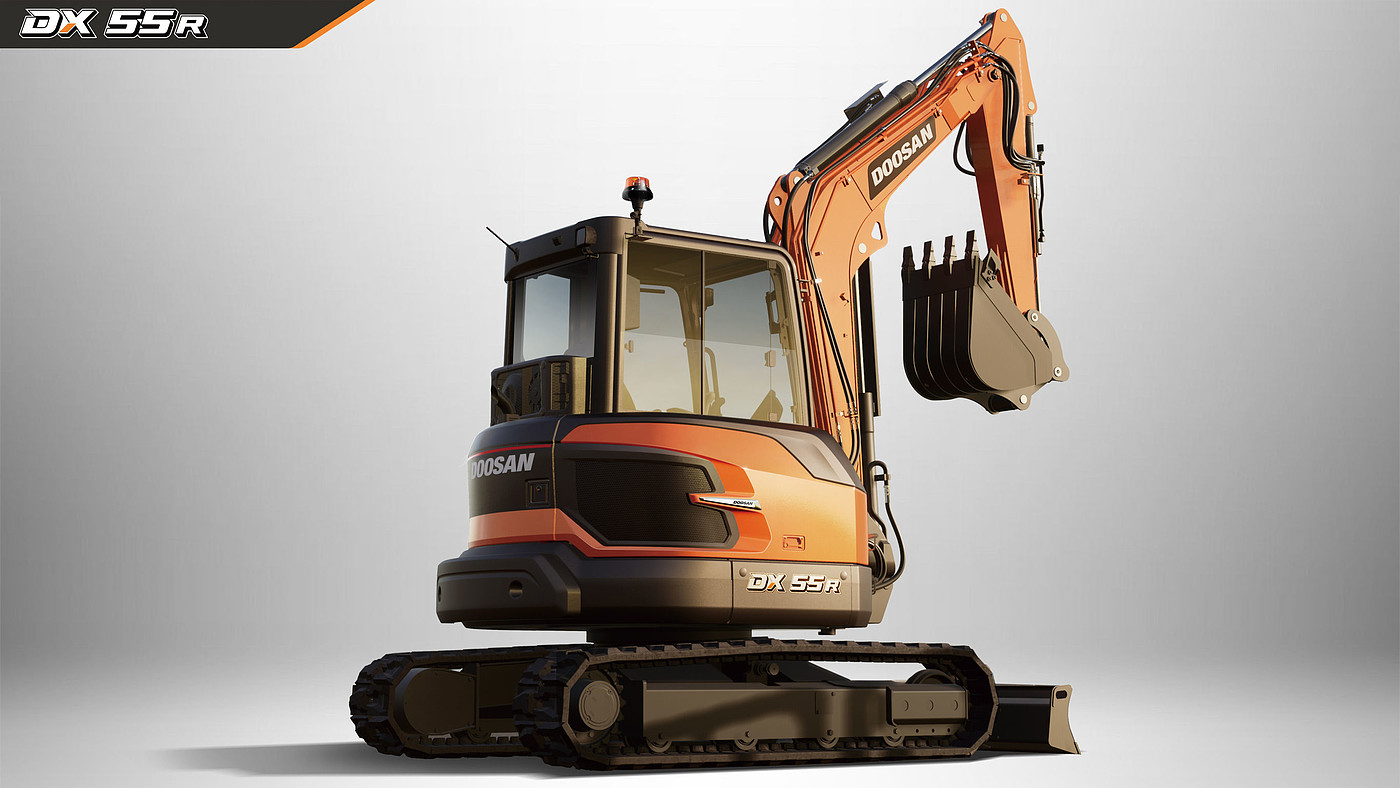 product design，Automobile/transportation，Small excavator，