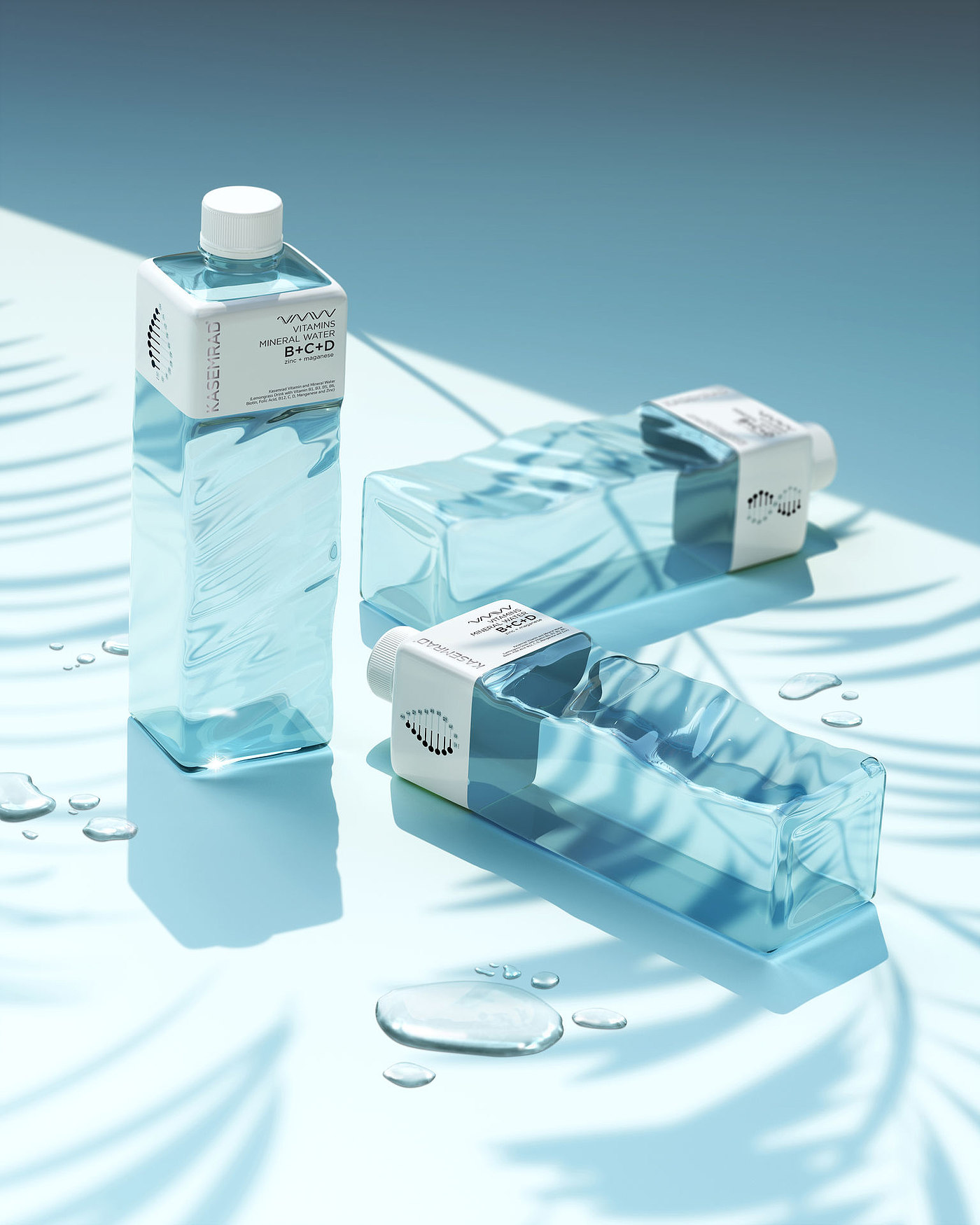 packing design，drink，Water bottle，