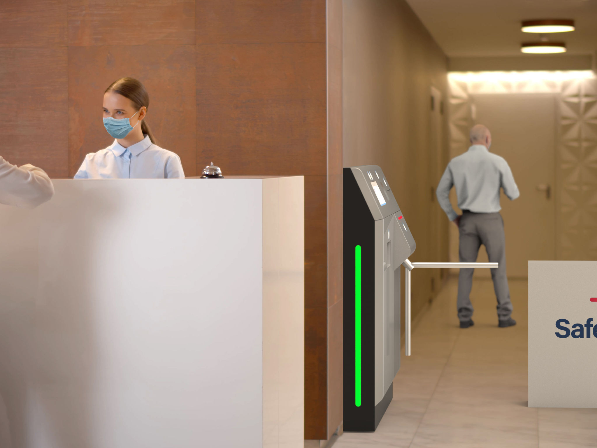 product design，Architectural technology，Automatic access control system，