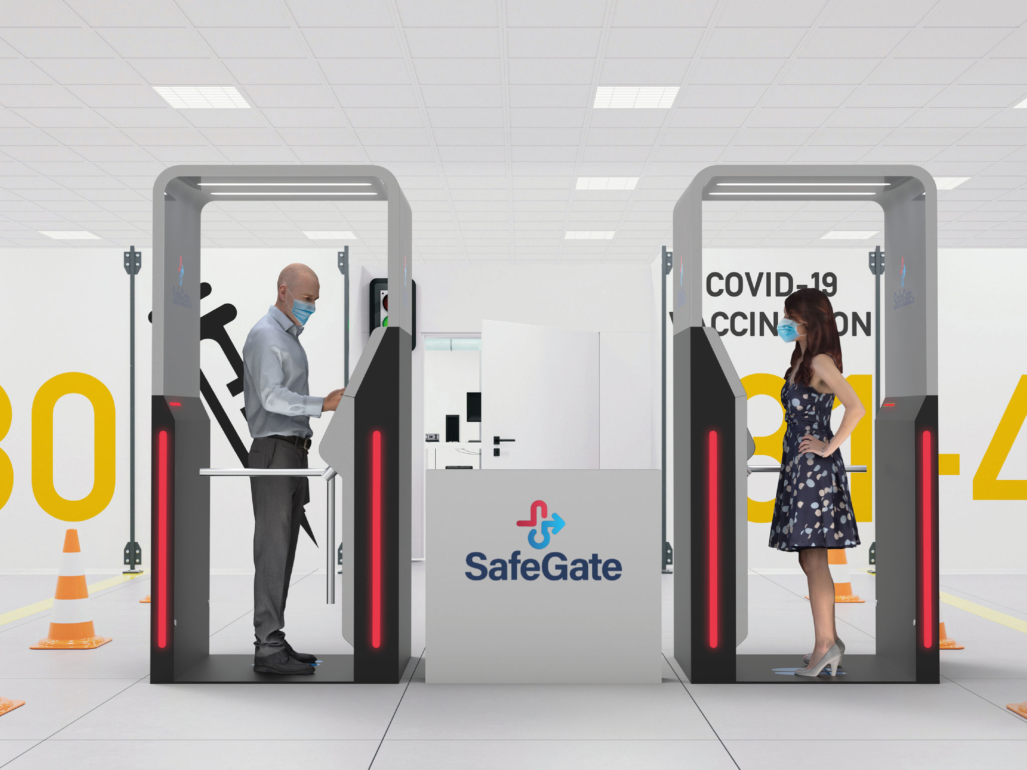 product design，Architectural technology，Automatic access control system，