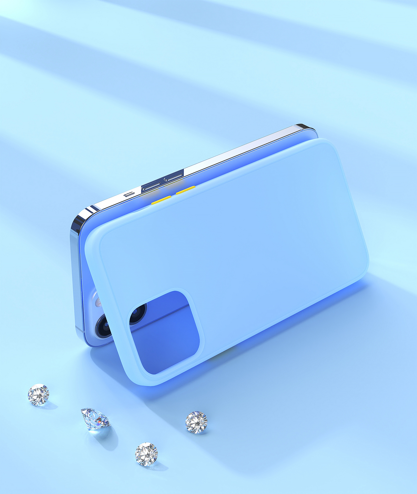 keyshot，ps，Mobile phone shell，Render，