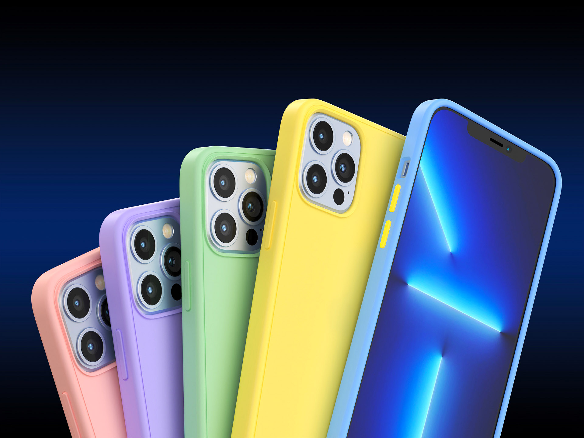 keyshot，ps，Mobile phone shell，Render，