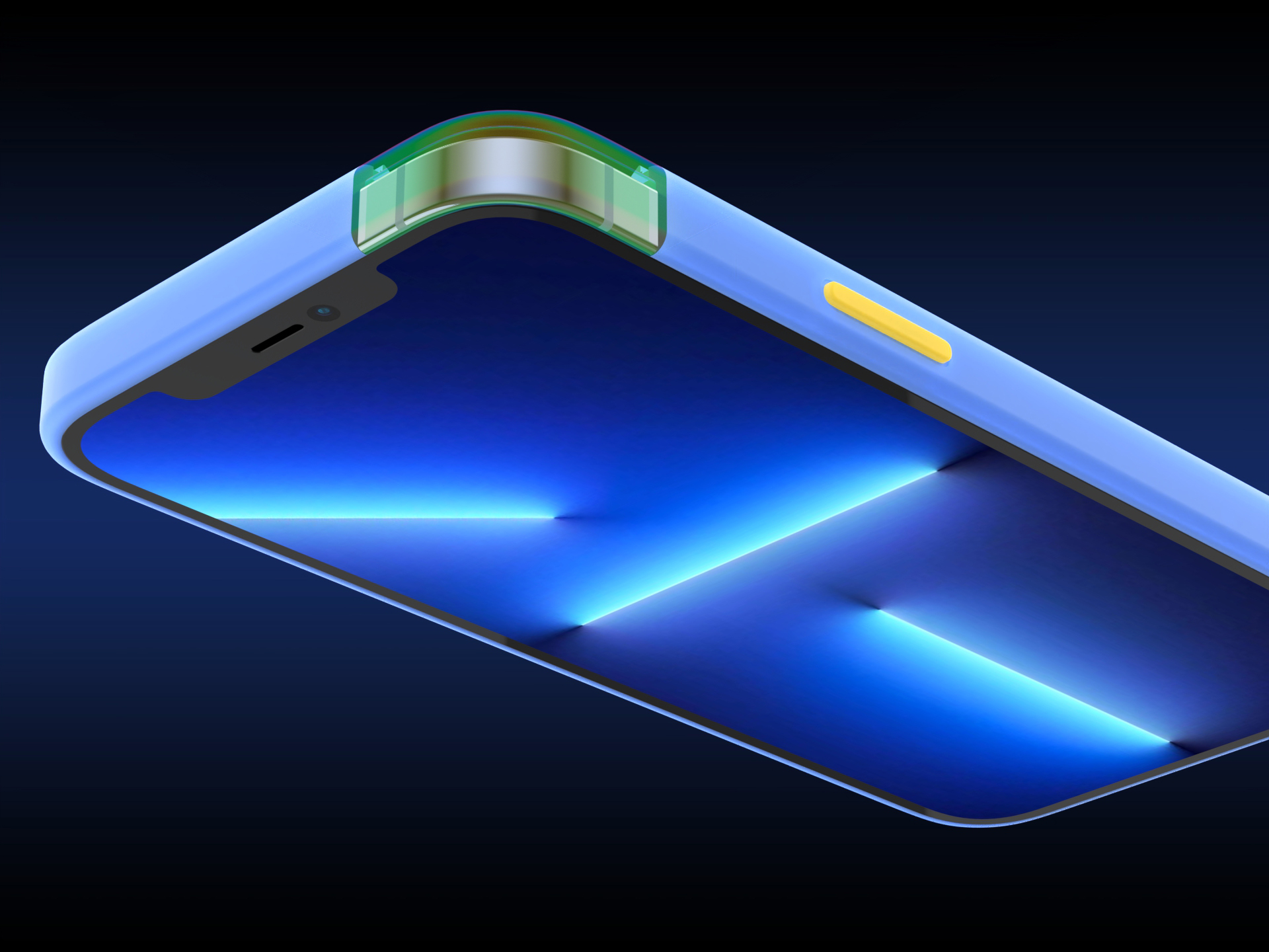 keyshot，ps，Mobile phone shell，Render，