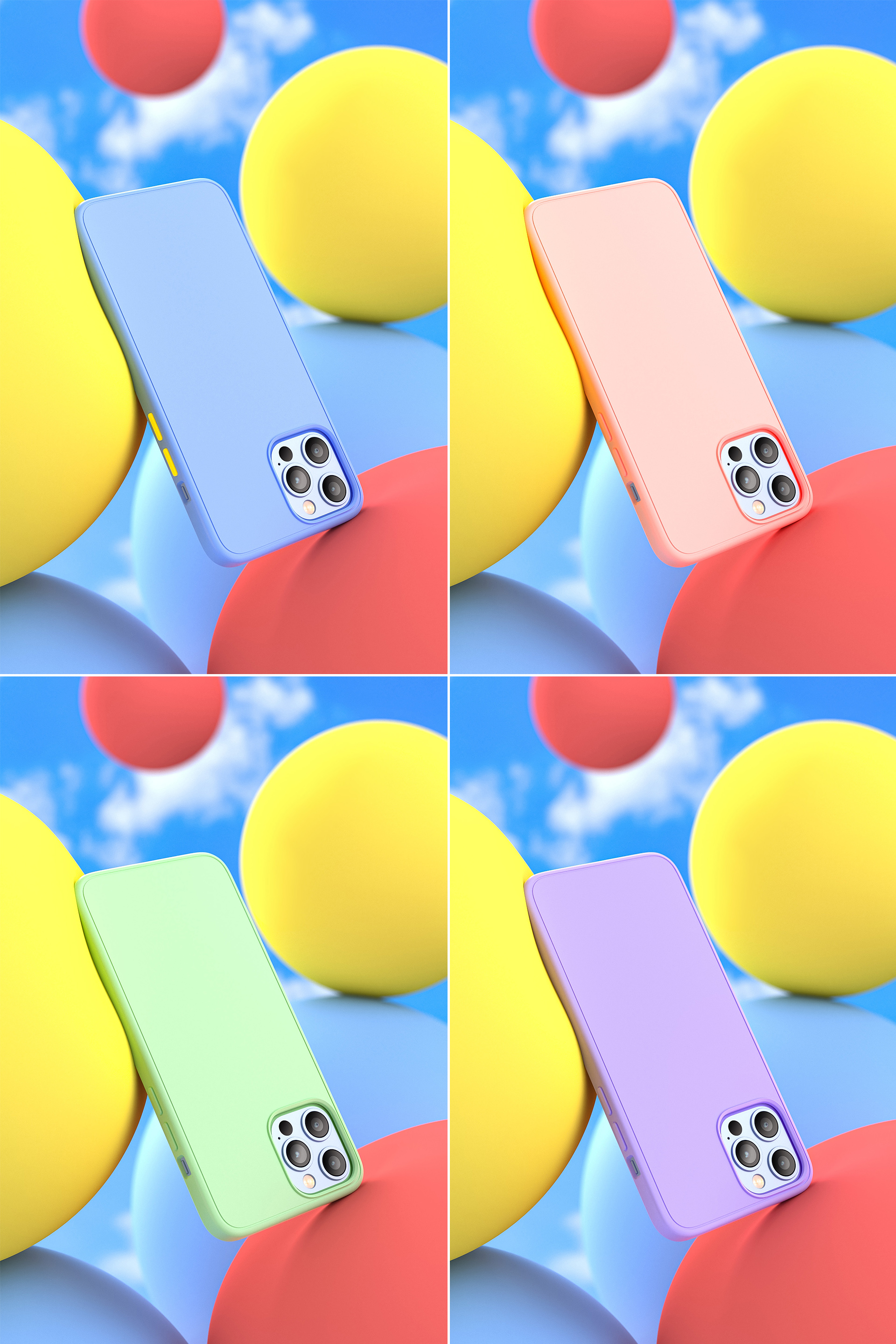 keyshot，ps，Mobile phone shell，Render，