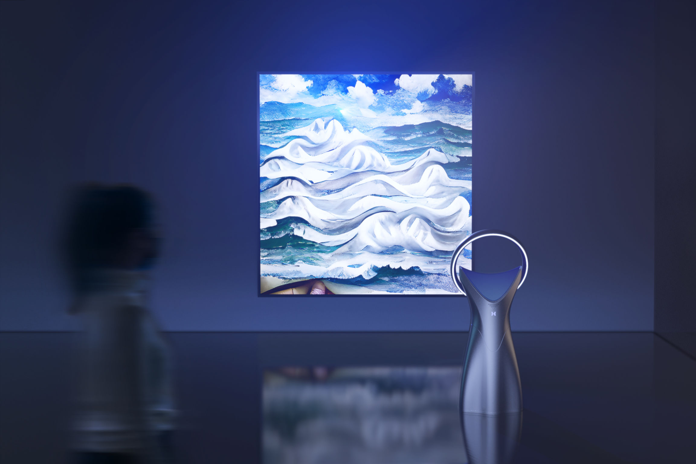 Interior design，Installments and Facilities，Artificial Intelligence Interactive Space，