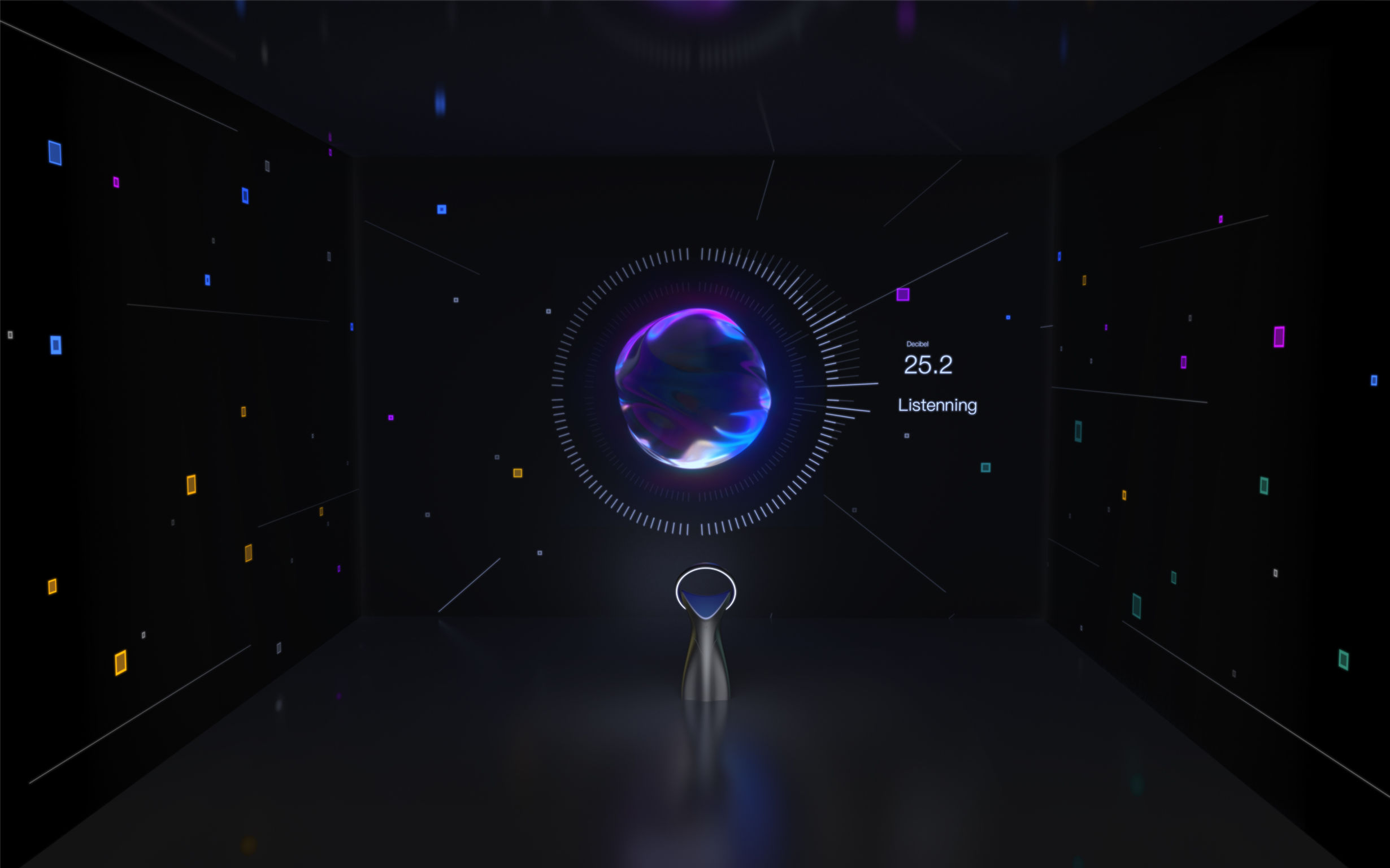 Interior design，Installments and Facilities，Artificial Intelligence Interactive Space，