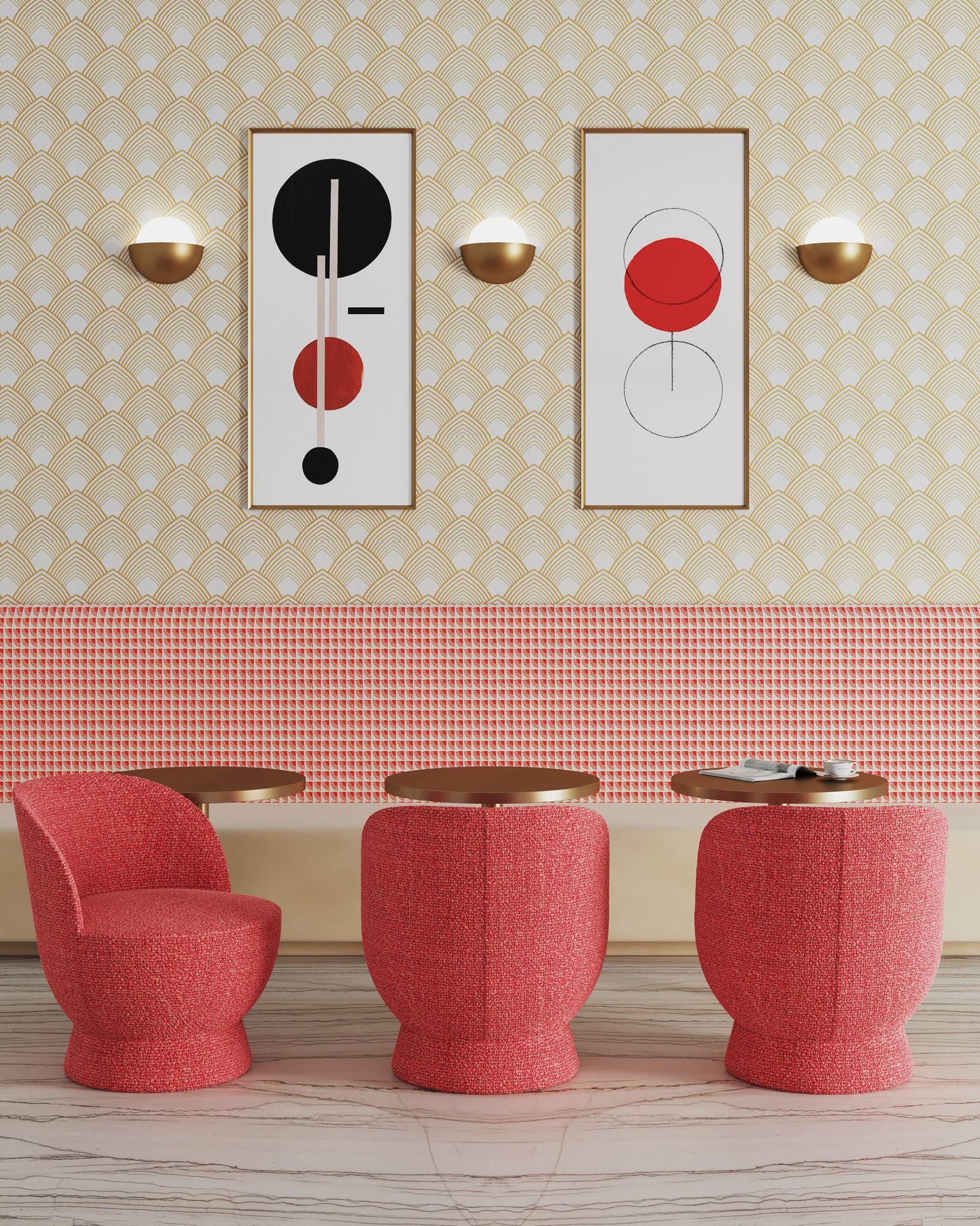 product design，Furniture/Home Decoration，Armchair and cushion stool series，