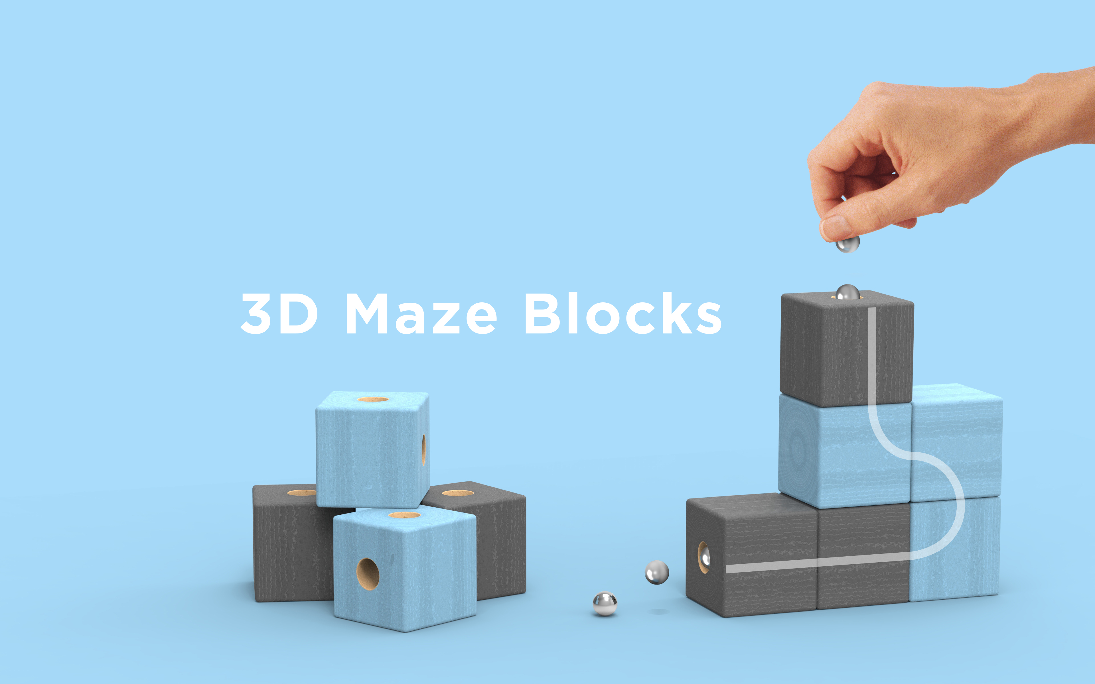 product design，Rubik's Cube，maze，3d，Toys，