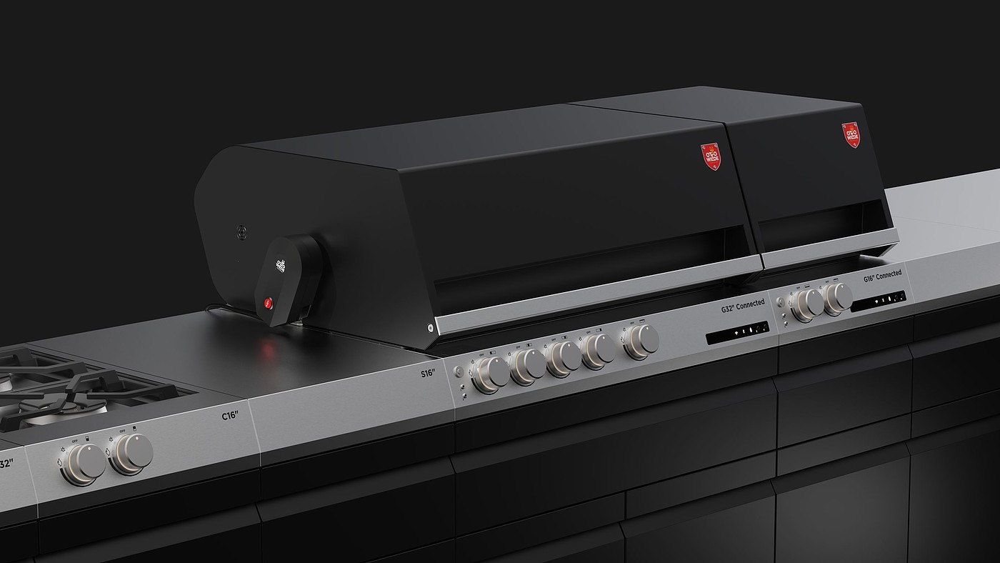product design，courtyard，Gas grill and outdoor cooking system，