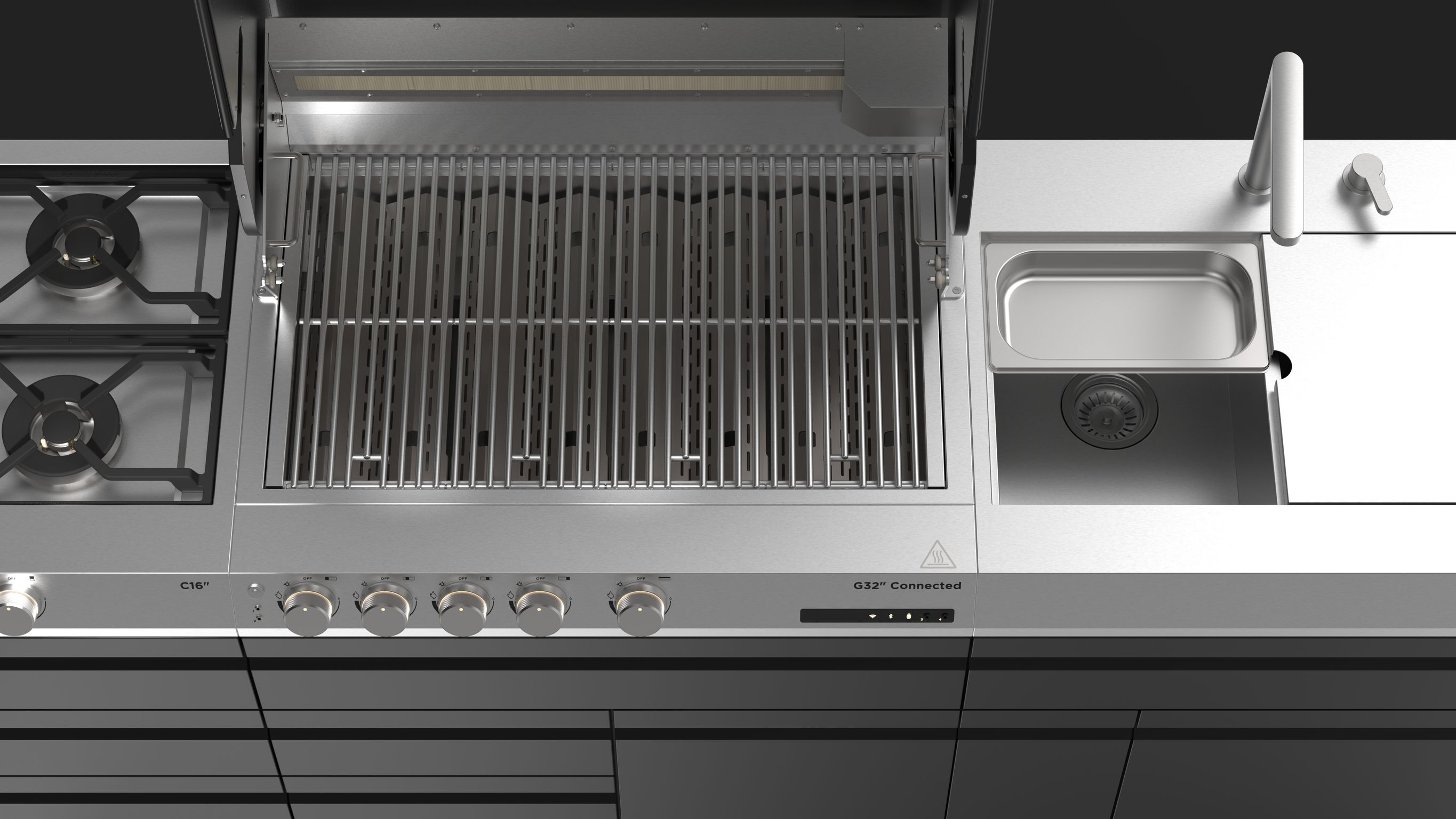 product design，courtyard，Gas grill and outdoor cooking system，