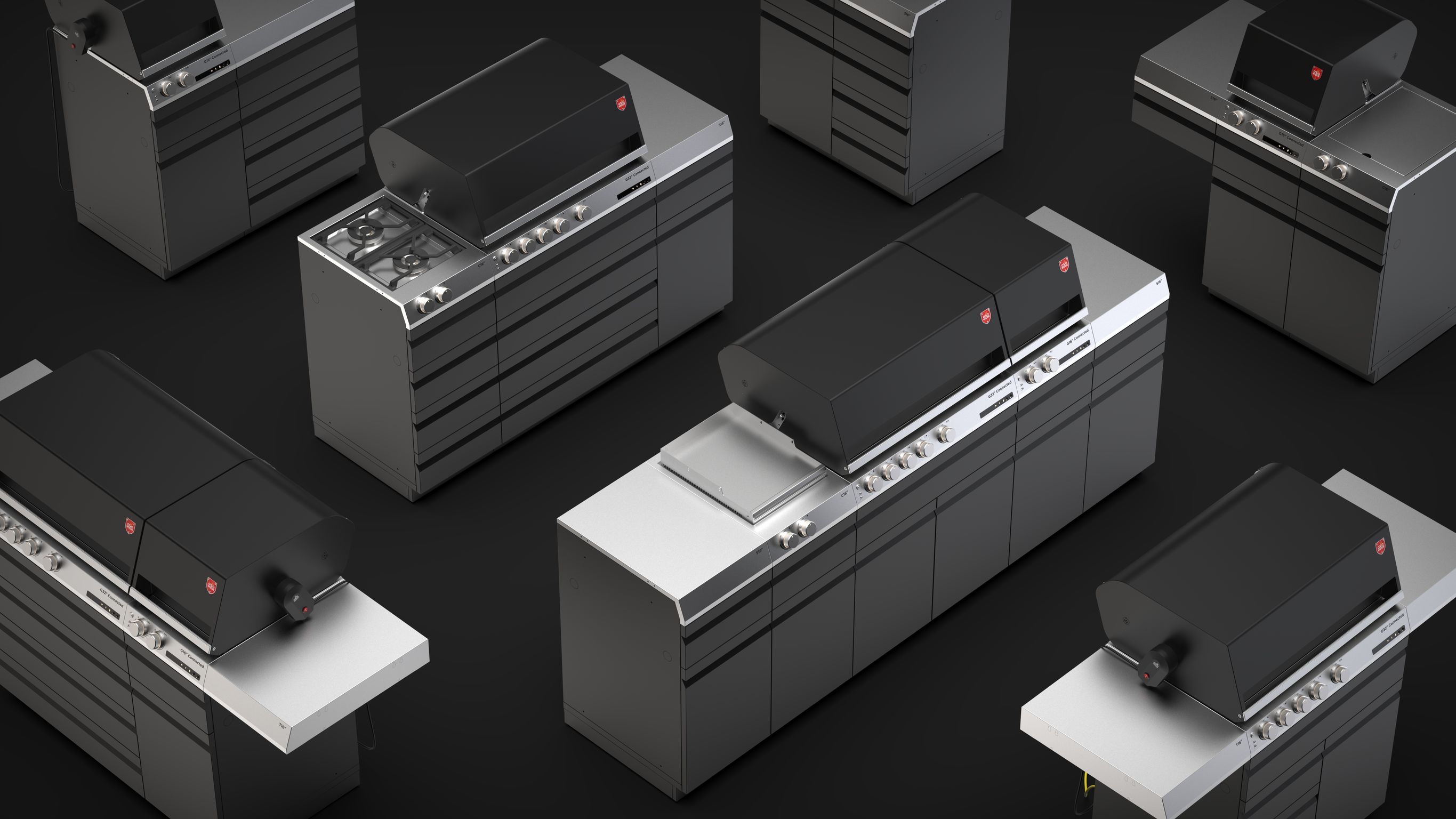 product design，courtyard，Gas grill and outdoor cooking system，