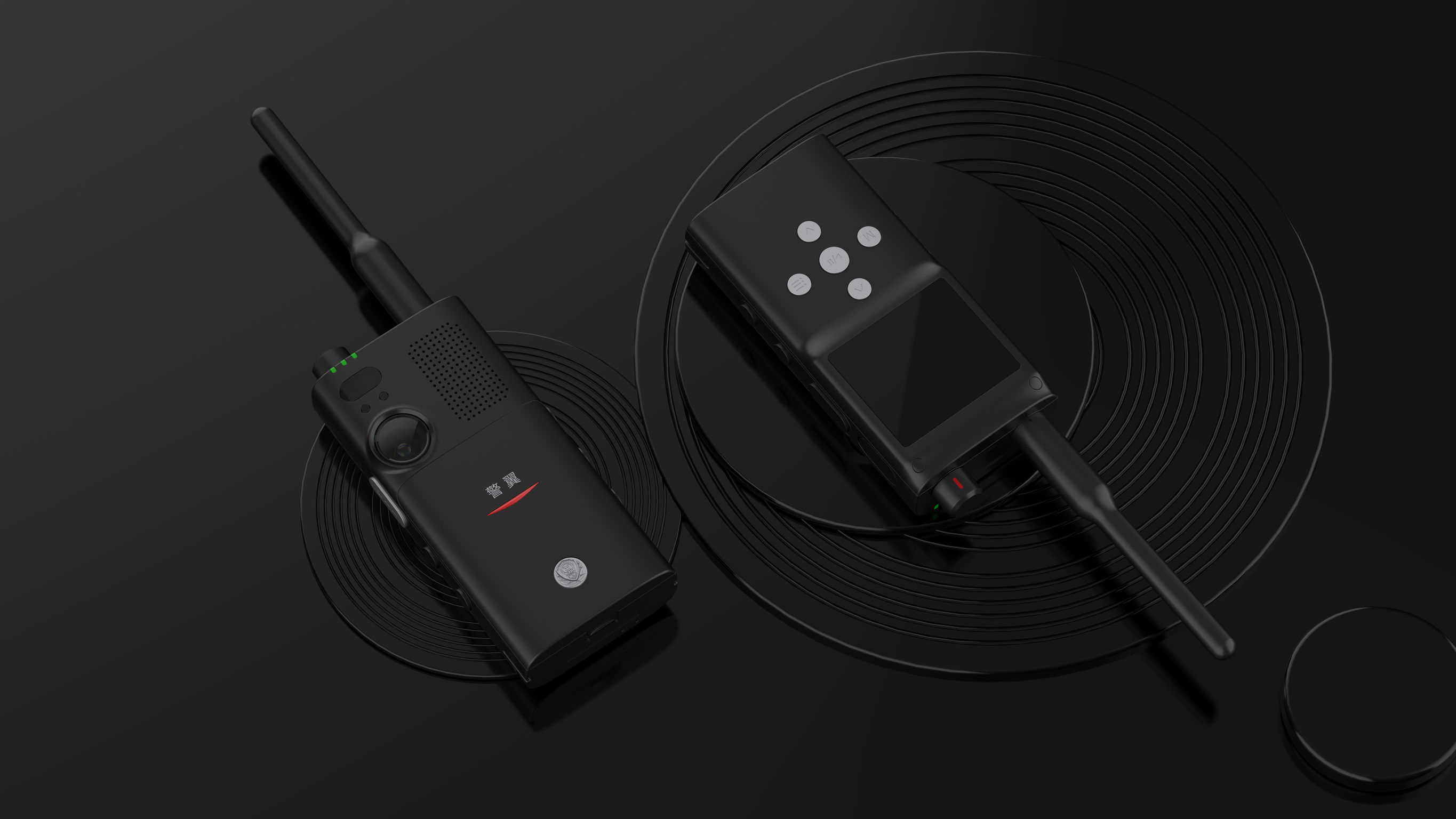 product design，Communication equipment，2-way radio recorder，