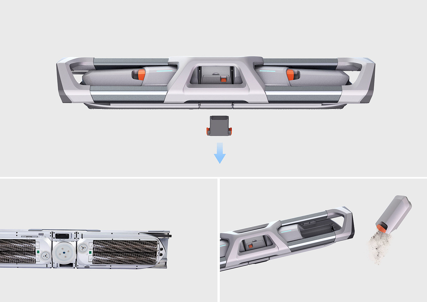 product design，Industry/Tools，Photovoltaic robot cleaner，