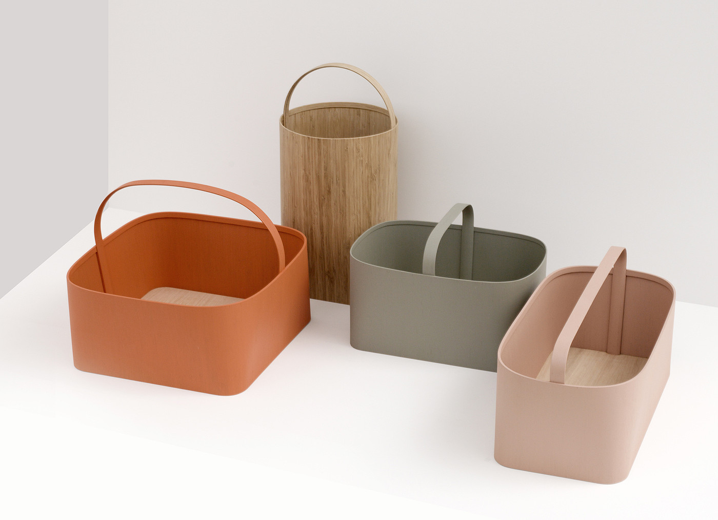 ellipse，Plywood，Basket，product design，Studio Blue，