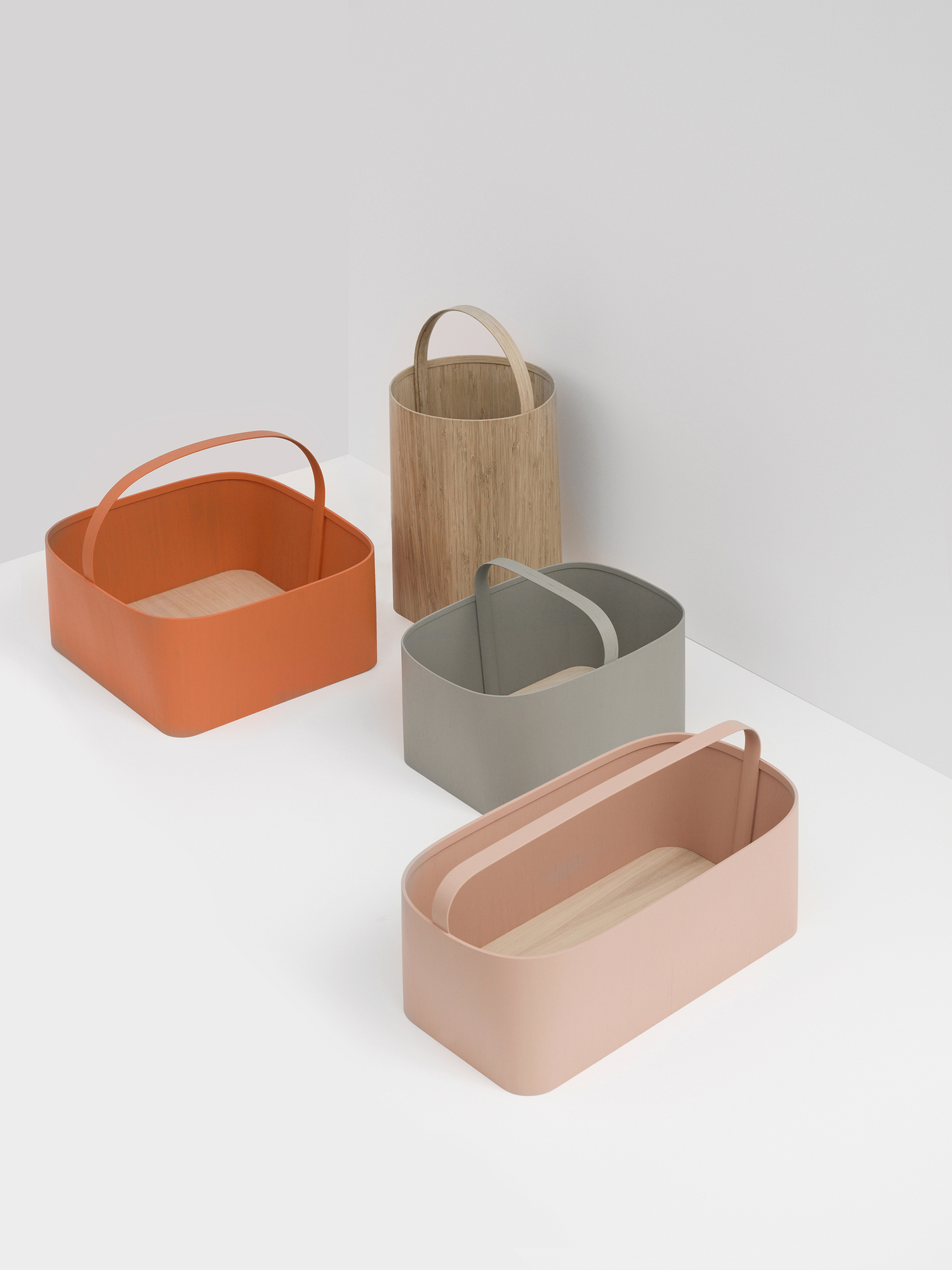 ellipse，Plywood，Basket，product design，Studio Blue，