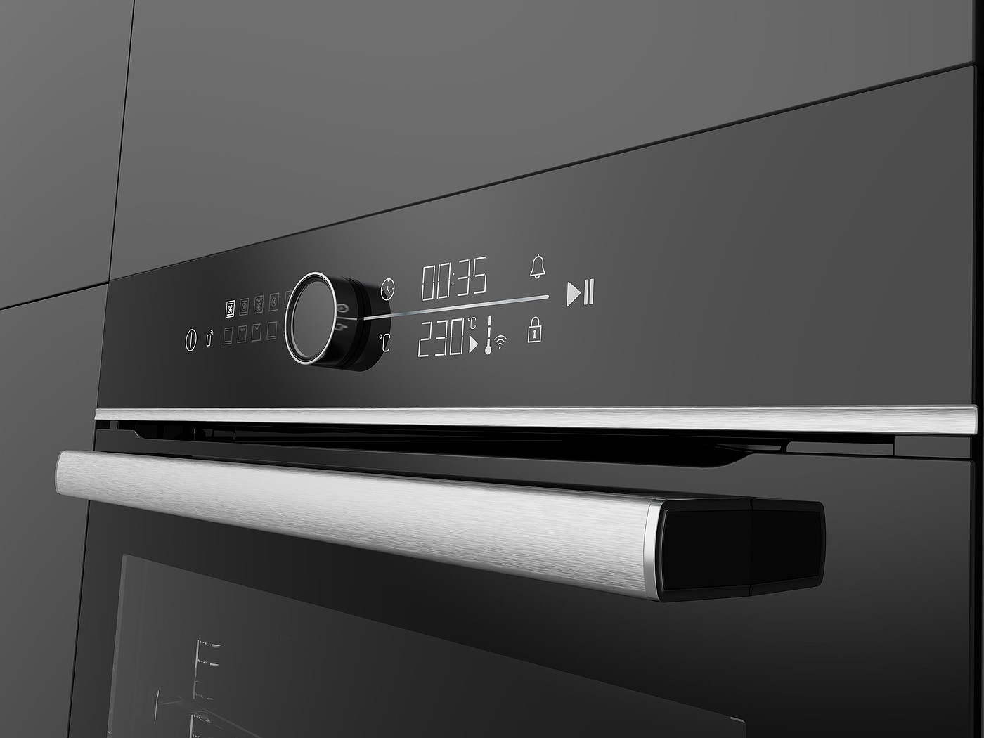 User interface (UI)，Product interface，Built in oven，
