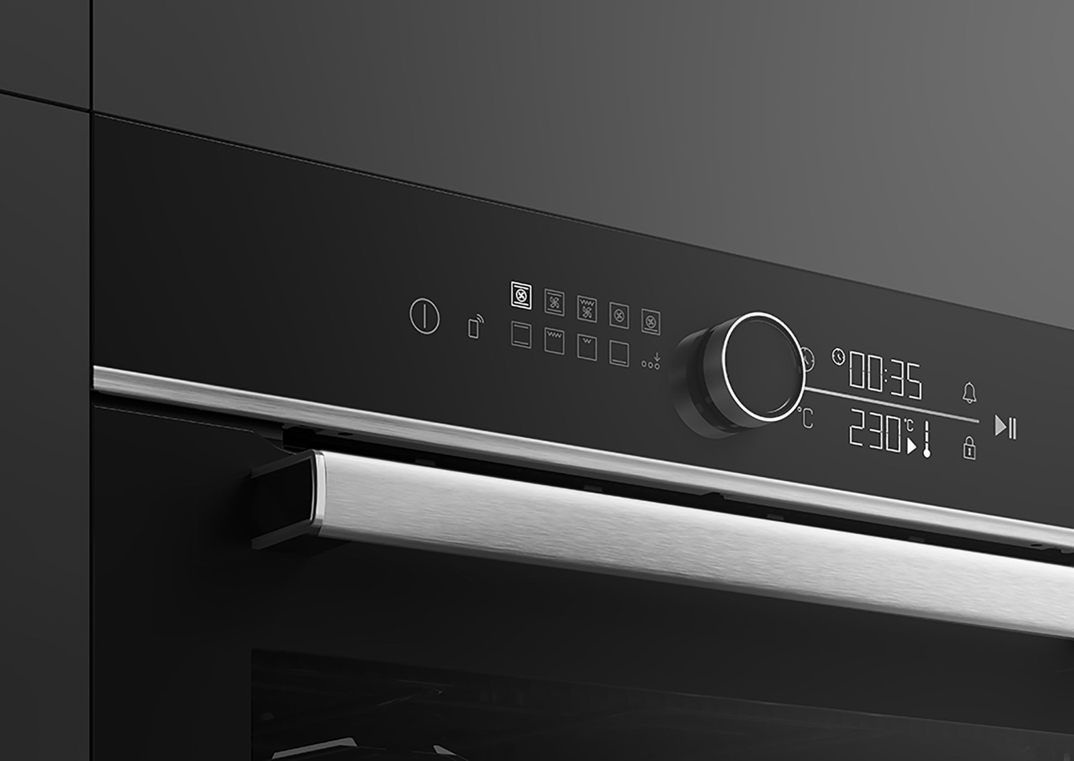 User interface (UI)，Product interface，Built in oven，