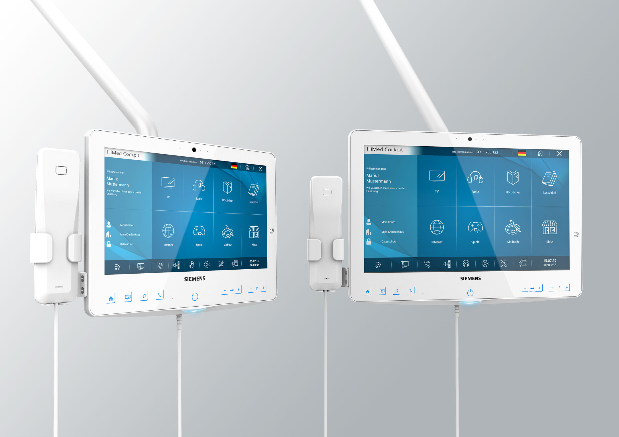 product design，Medicine/Health，Patient infotainment system，