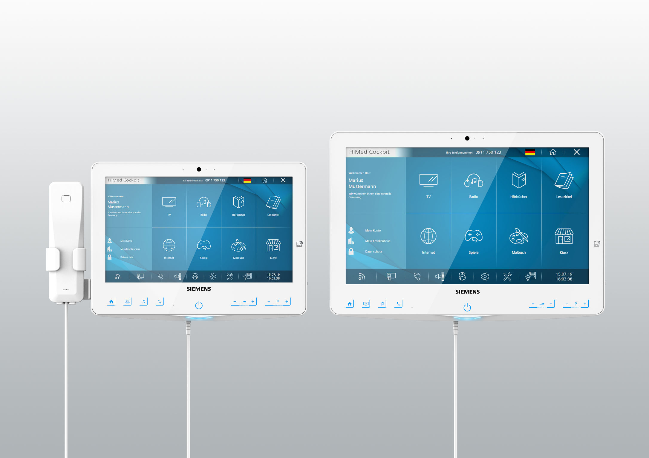 product design，Medicine/Health，Patient infotainment system，
