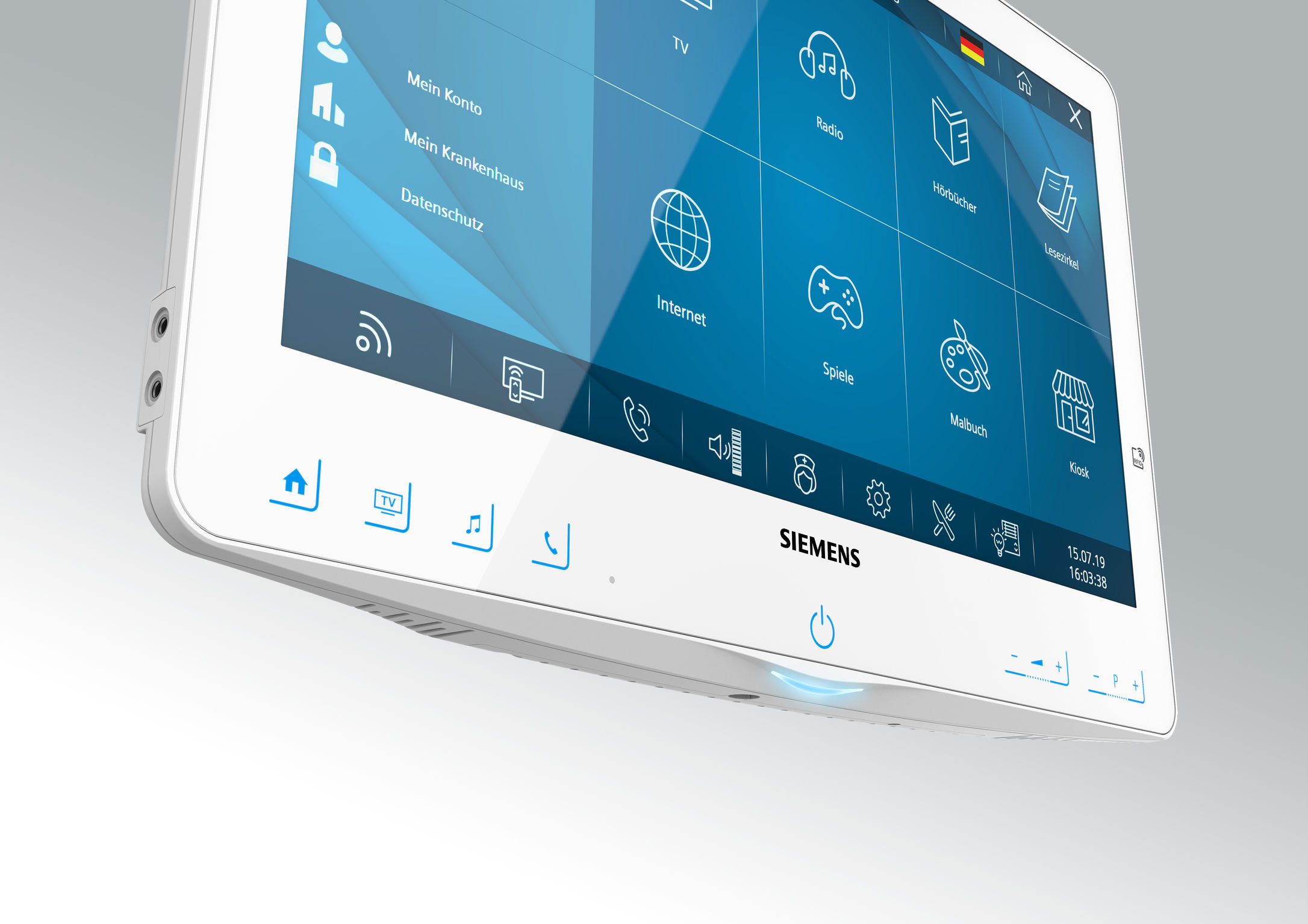 product design，Medicine/Health，Patient infotainment system，