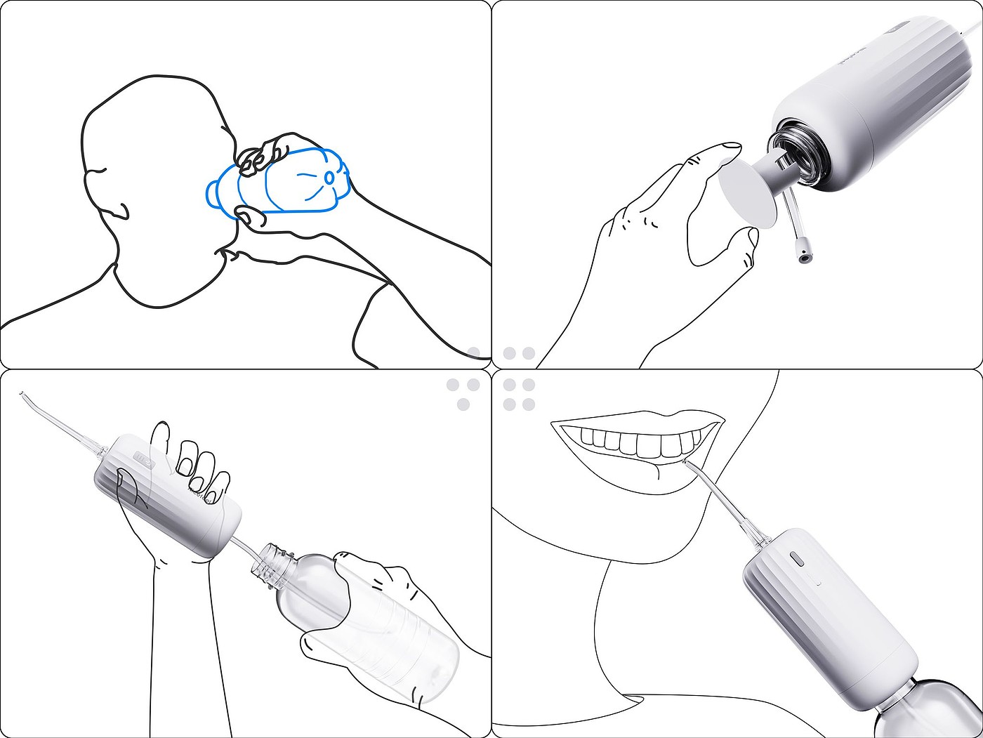 product design，Beauty/care，oral irrigator，