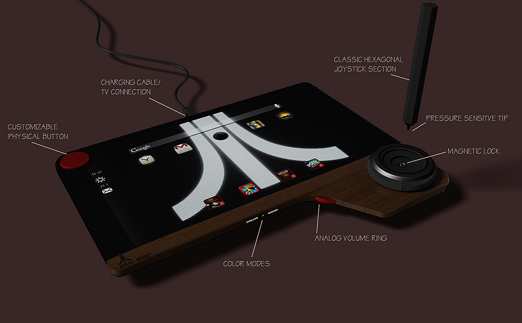 tablet PC，Atari，product design，