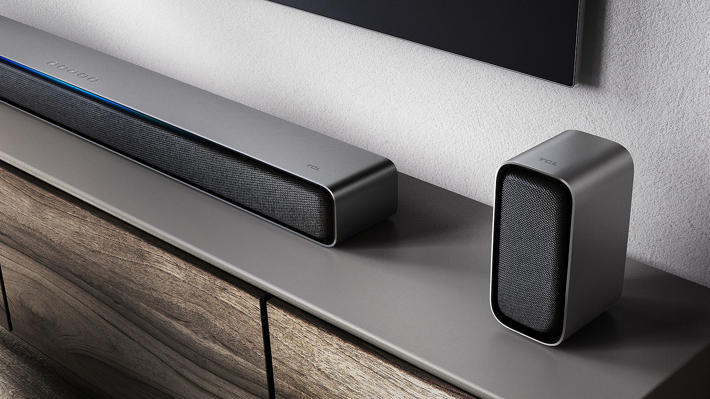 product design，hi-fi equipment，Strip speaker，
