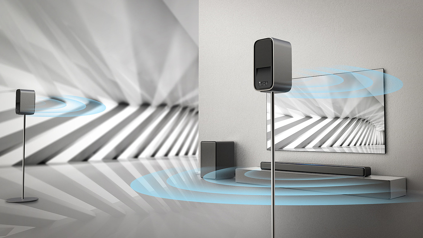 product design，hi-fi equipment，Strip speaker，