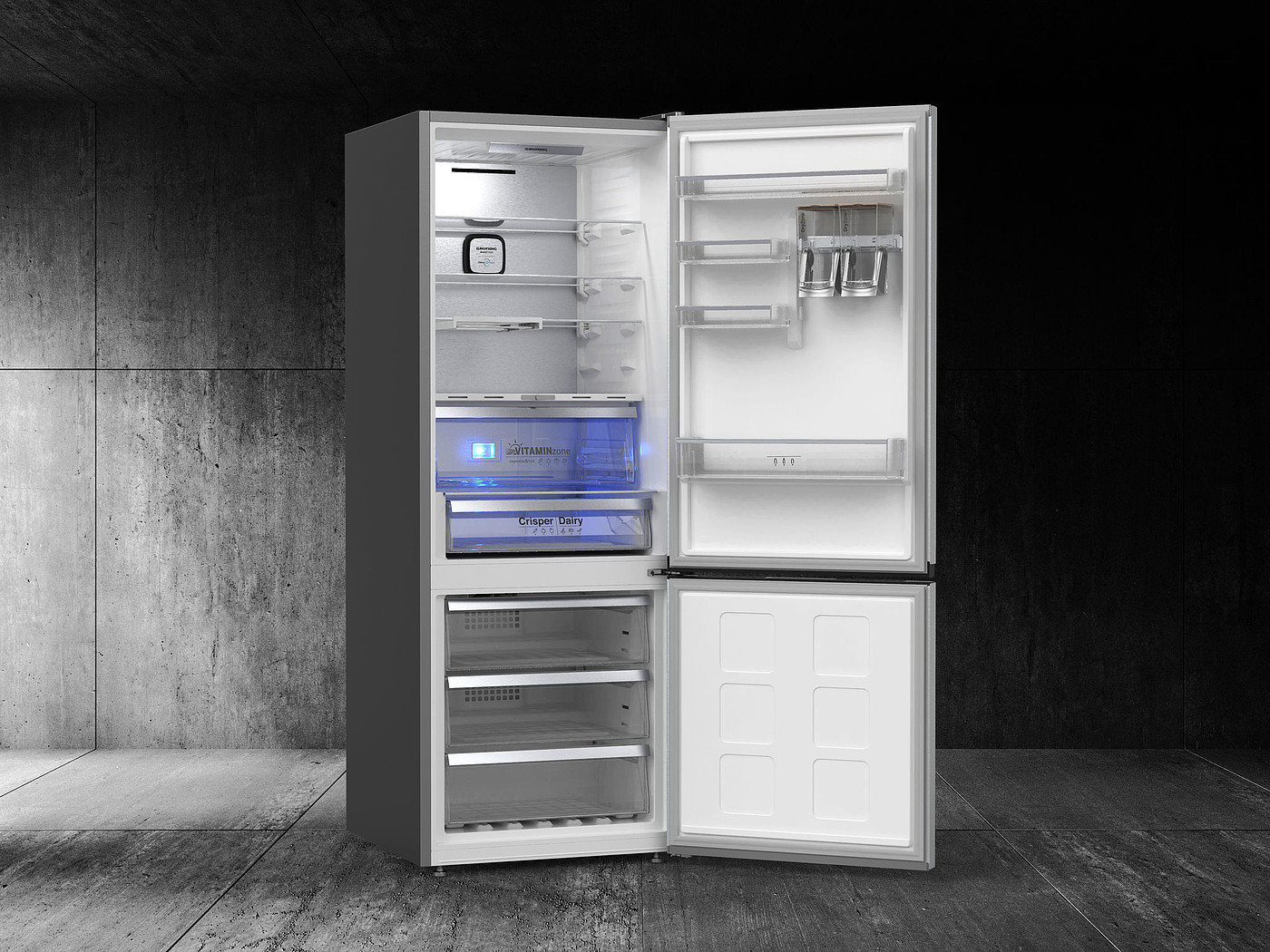 product design，kitchen，Refrigerator，