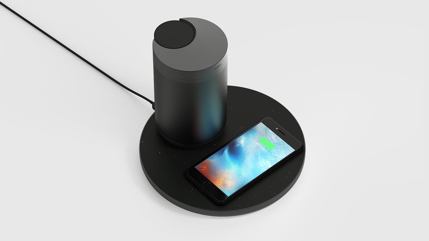 eclipse，Bluetooth audio，Appearance design，exquisite，product design，Wireless phone charger ，
