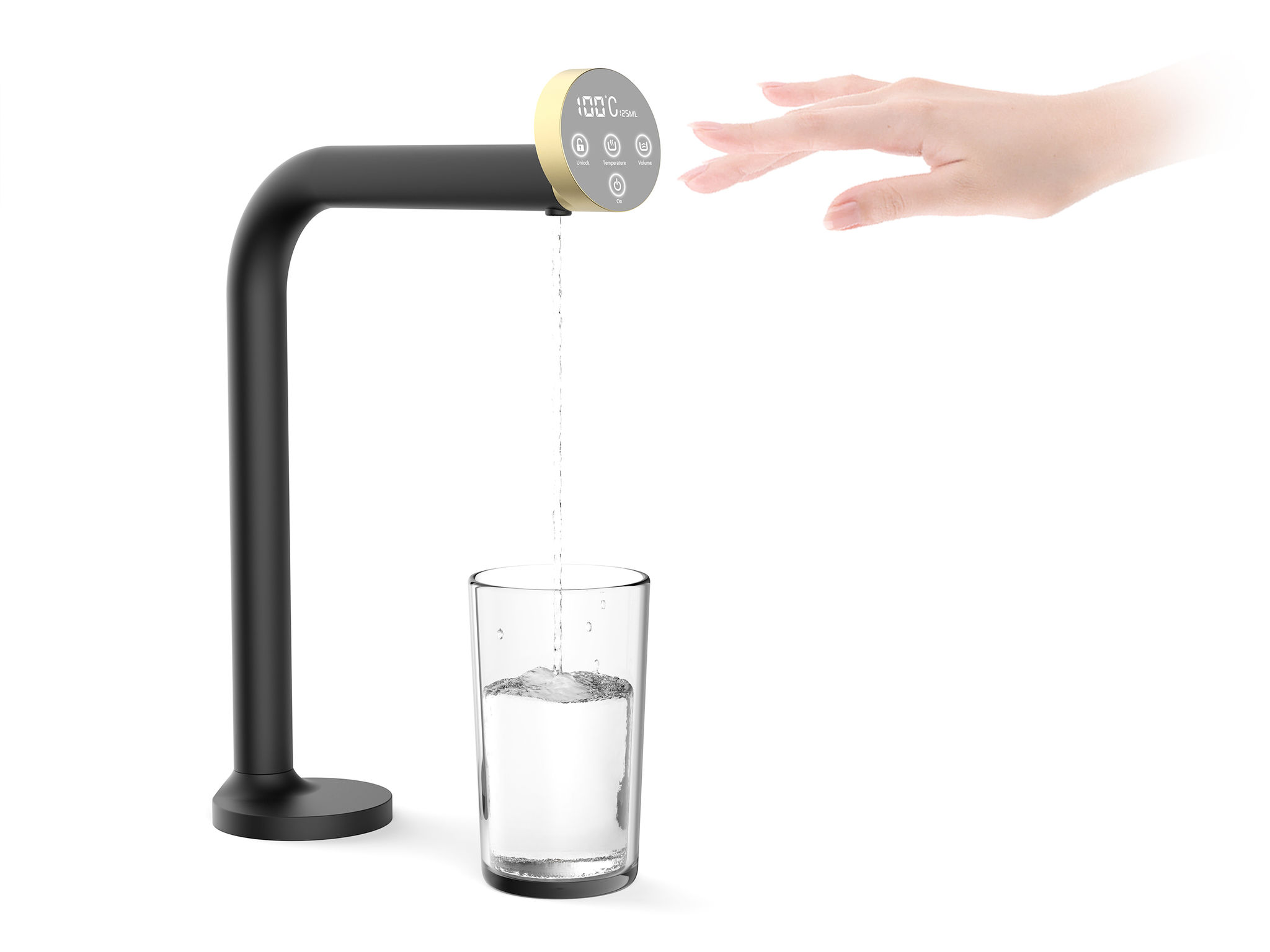 product design，kitchen，Hot water faucet，