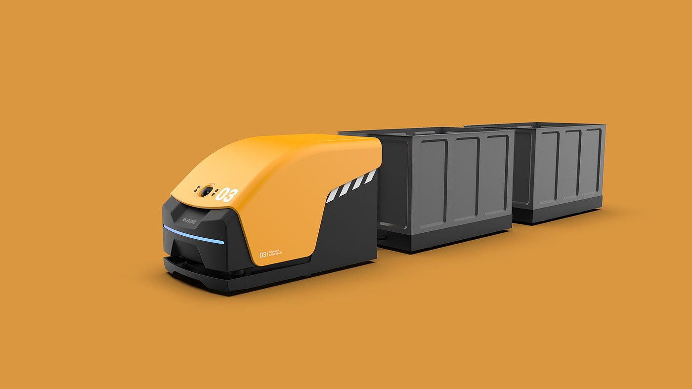 product design，Industry/Tools，Automatic guide tractor，