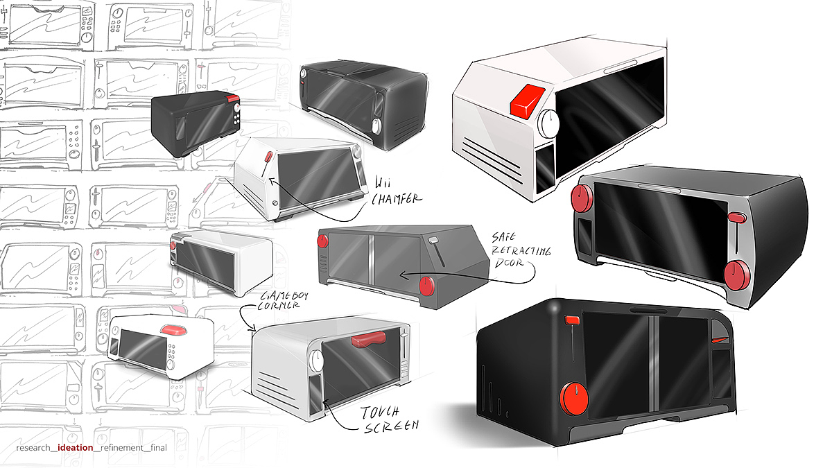 product design，Nintendo，Microwave Oven，