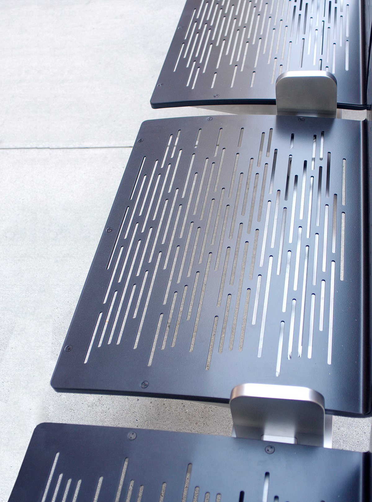 Public seat，product design，Metal，