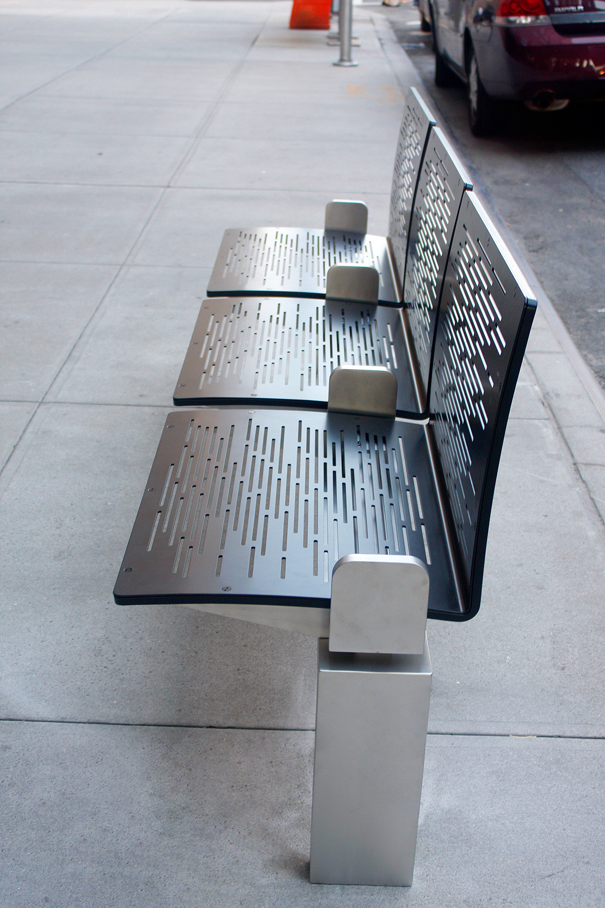 Public seat，product design，Metal，