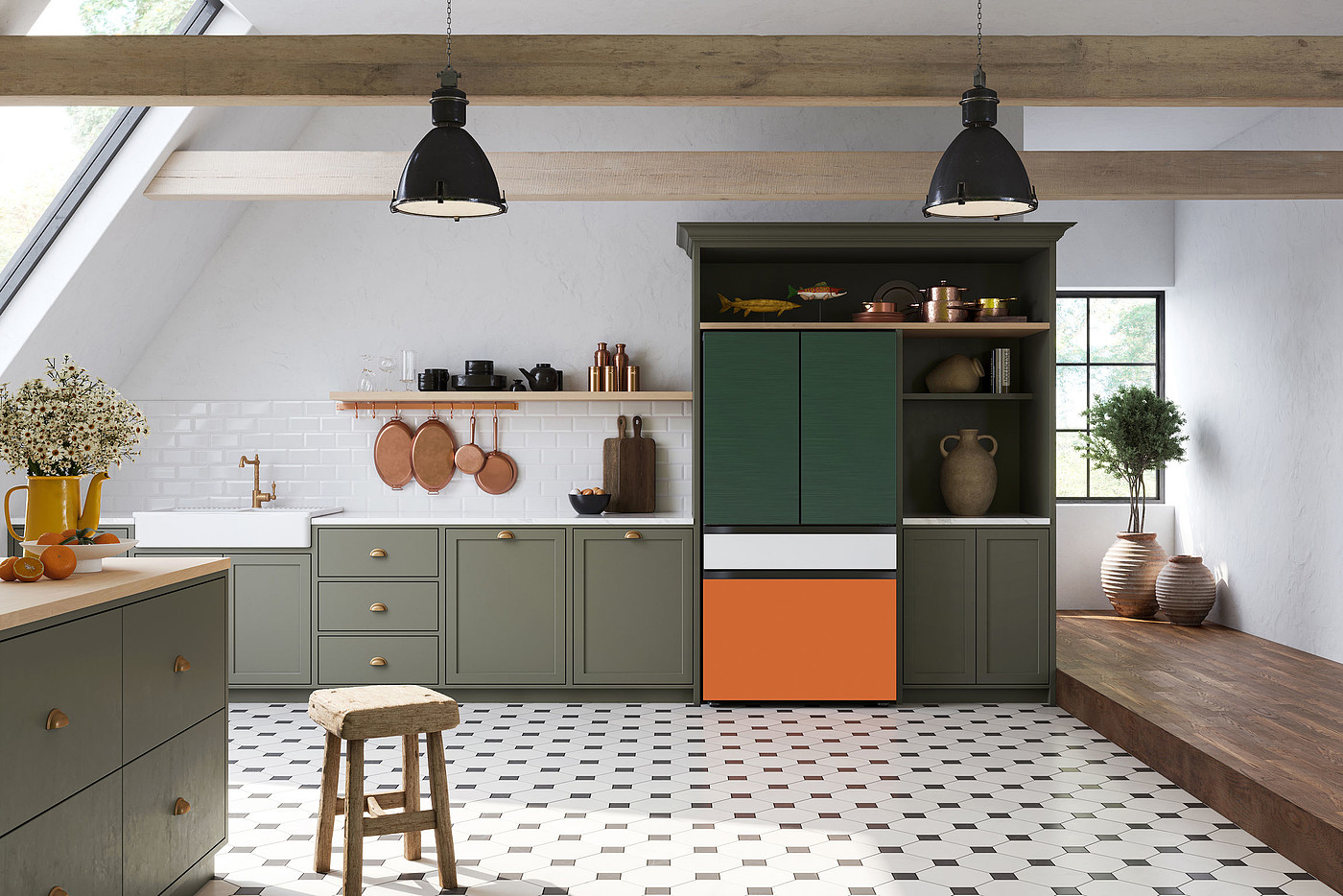product design，kitchen，Refrigerator，