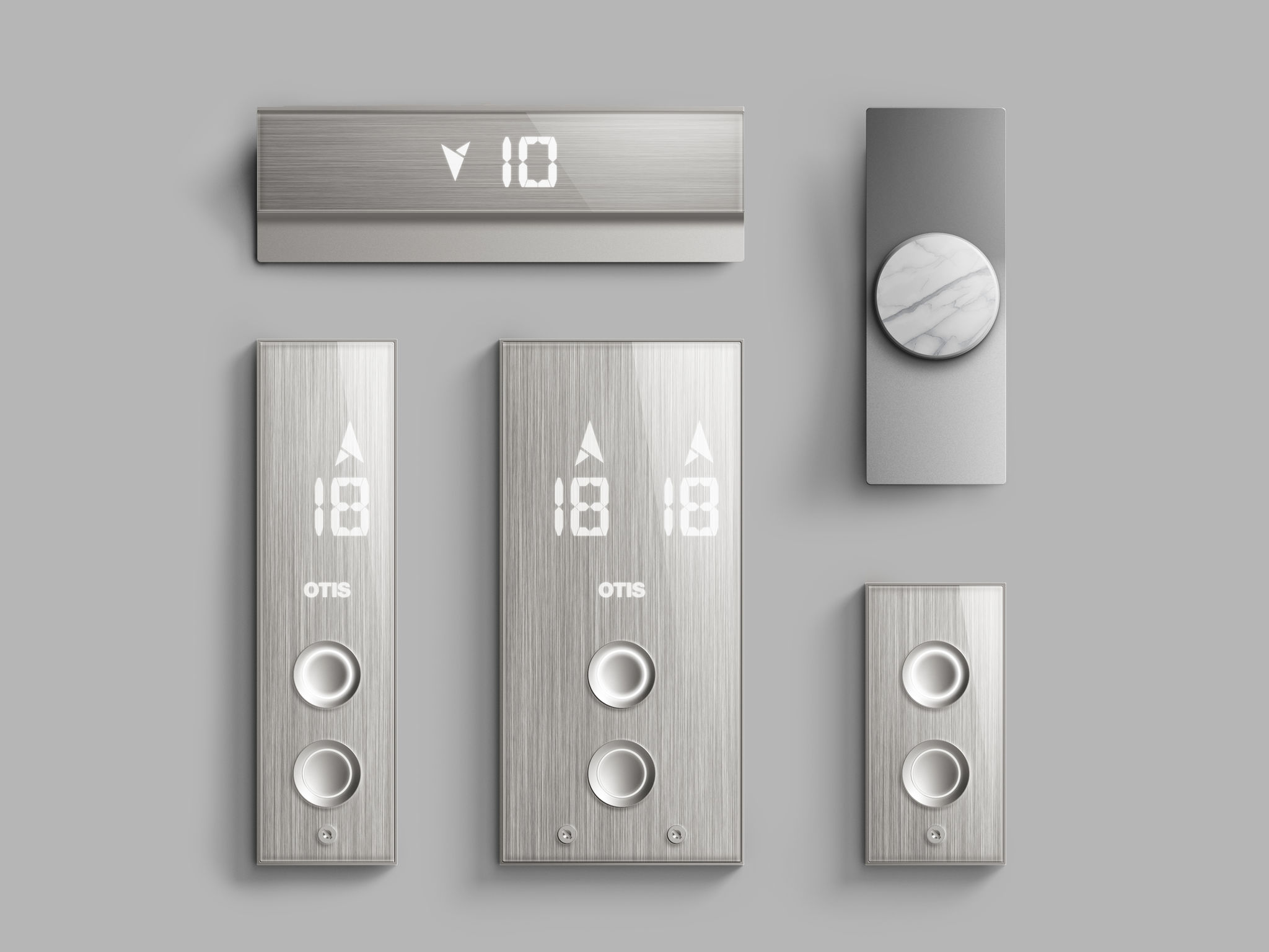 User interface (UI)，Product interface，Elevator control panel，