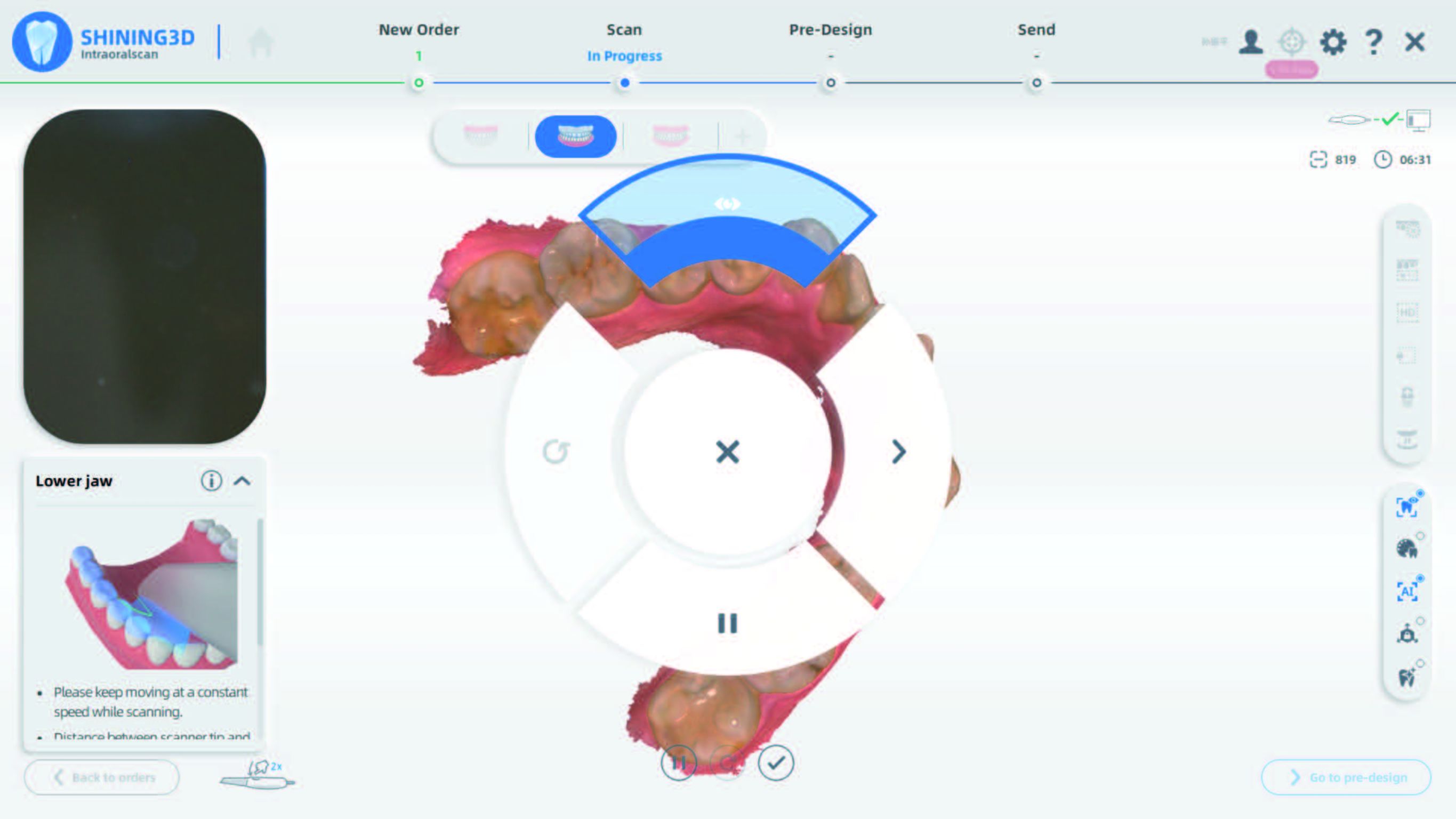 product design，Medicine/Health，Clinical intraoral scanner，