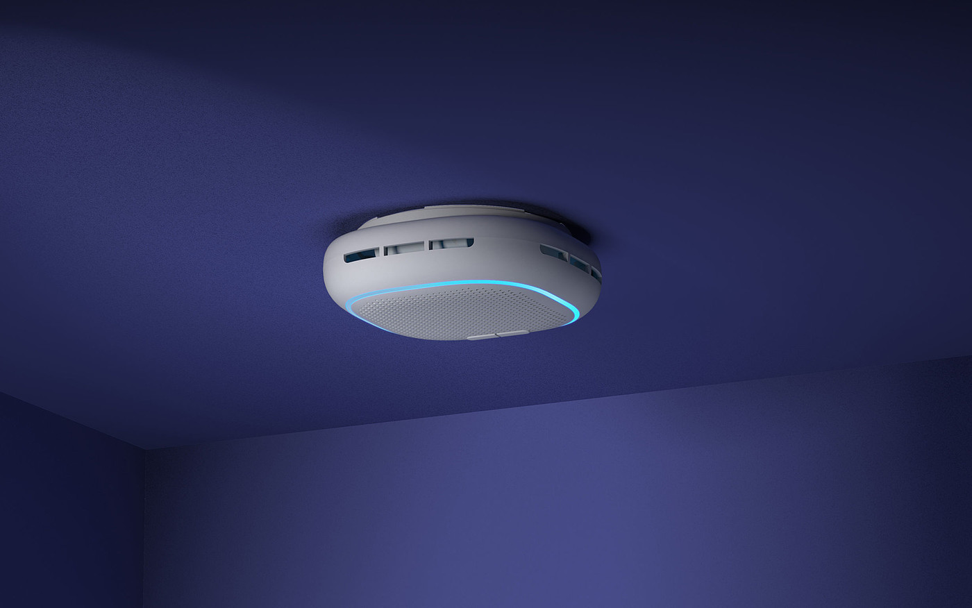 product design，Architectural technology，Intelligent Fire Detector and Air Quality Meter，