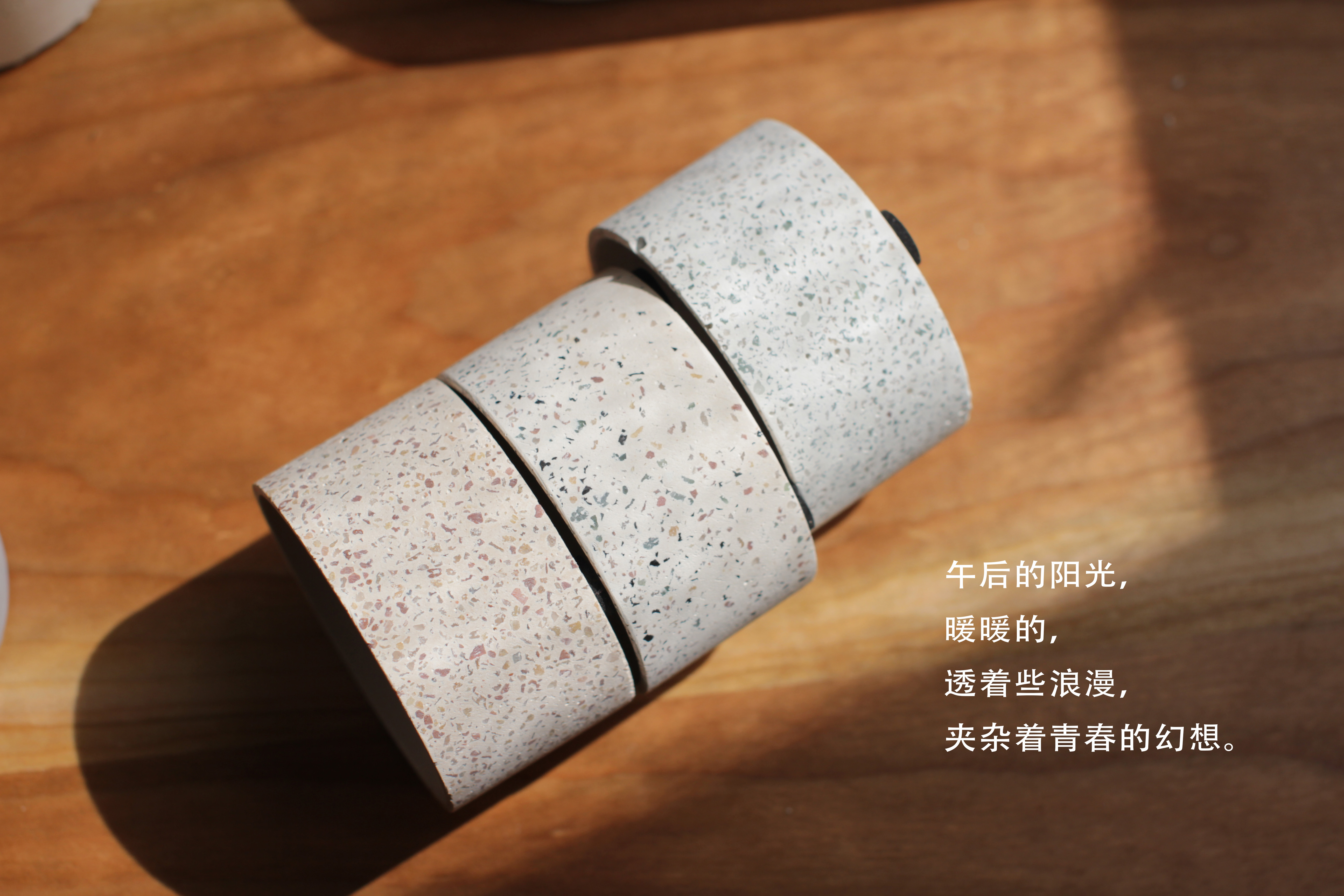 First cow，Clear cement，Pencil case，concrete，original，Pure handmade，