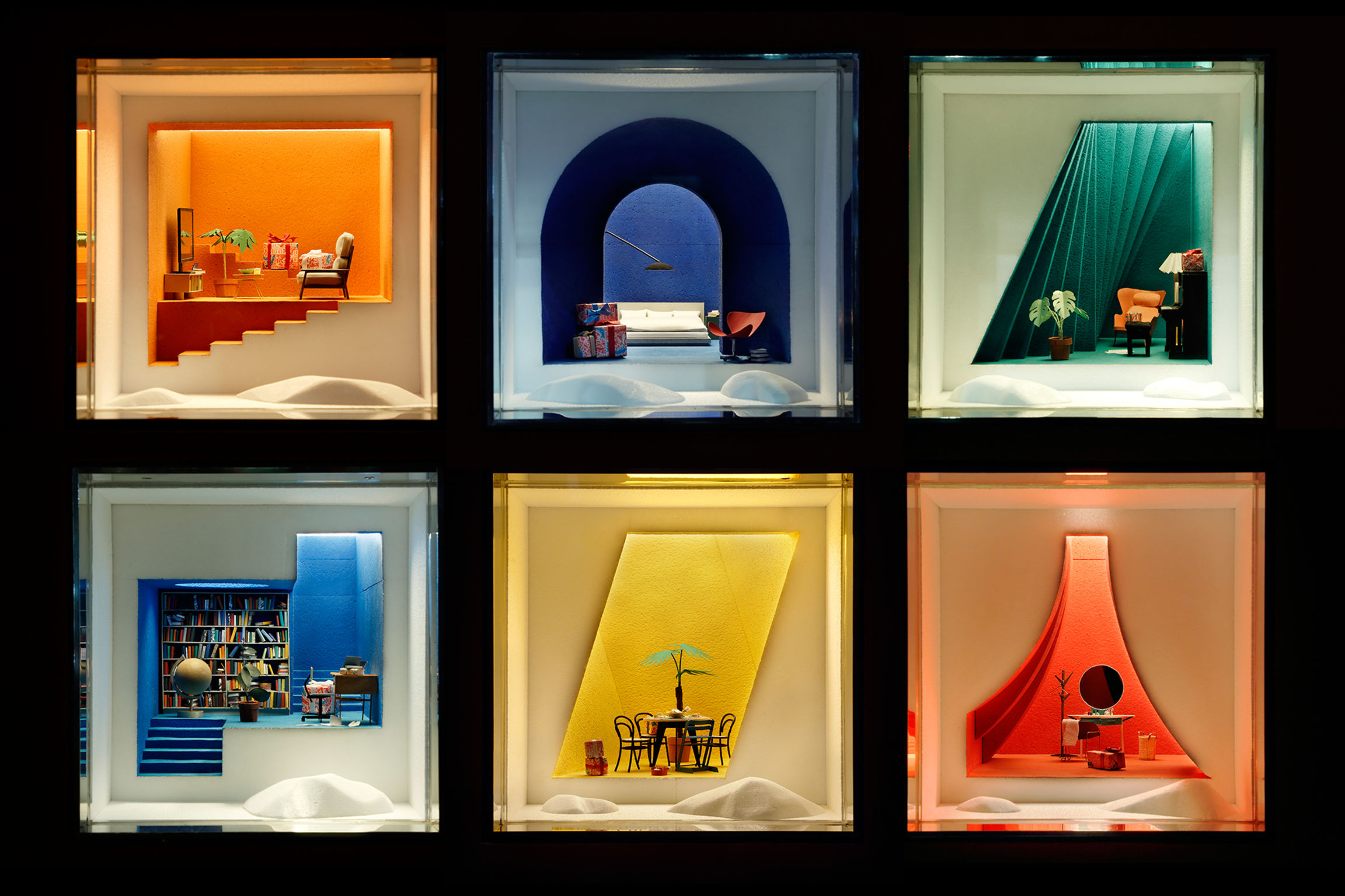 Interior design，Installments and Facilities，Screen display，