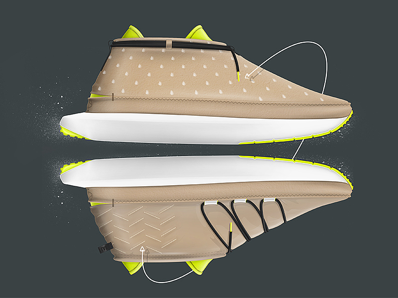 sneakers，footwear，Sketch book，Design，