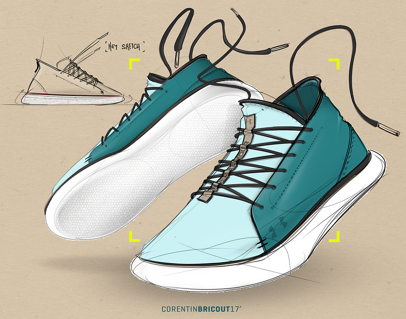 sneakers，footwear，Sketch book，Design，