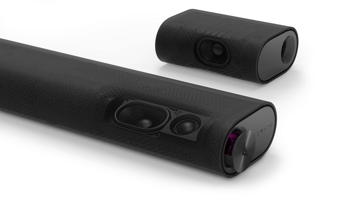 product design，hi-fi equipment，Strip speaker，