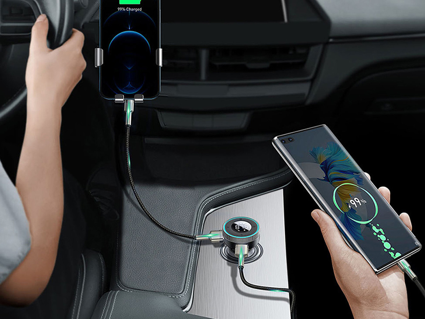 product design，hi-fi equipment，Car wireless MP3 charger，