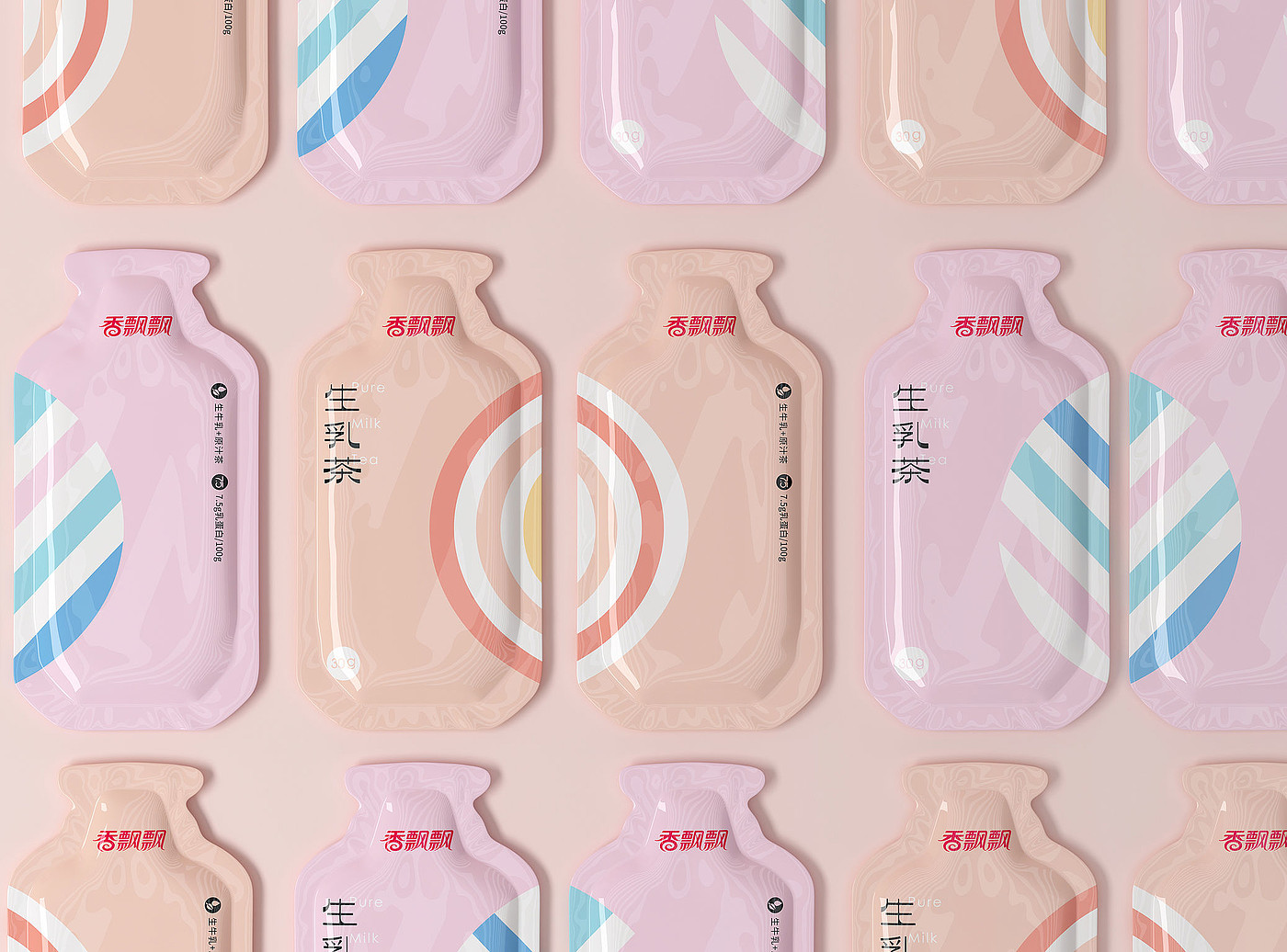 packing design，drink，Tea packaging，