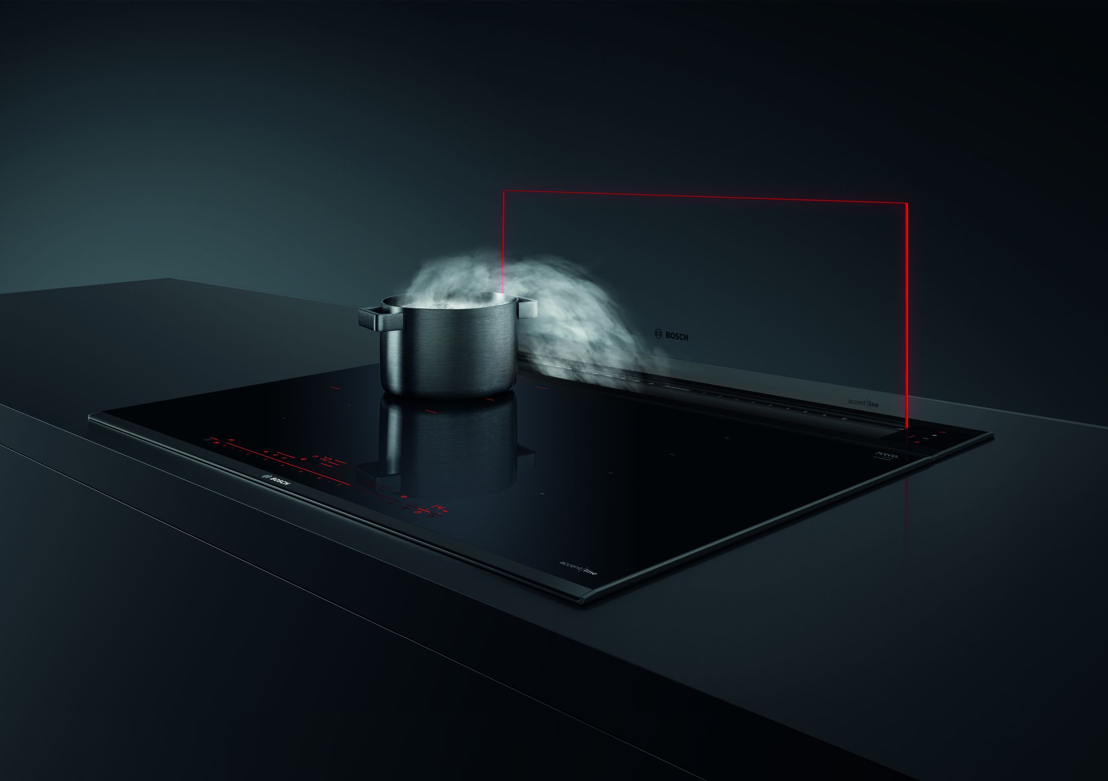 product design，kitchen，downsuction air extractor，