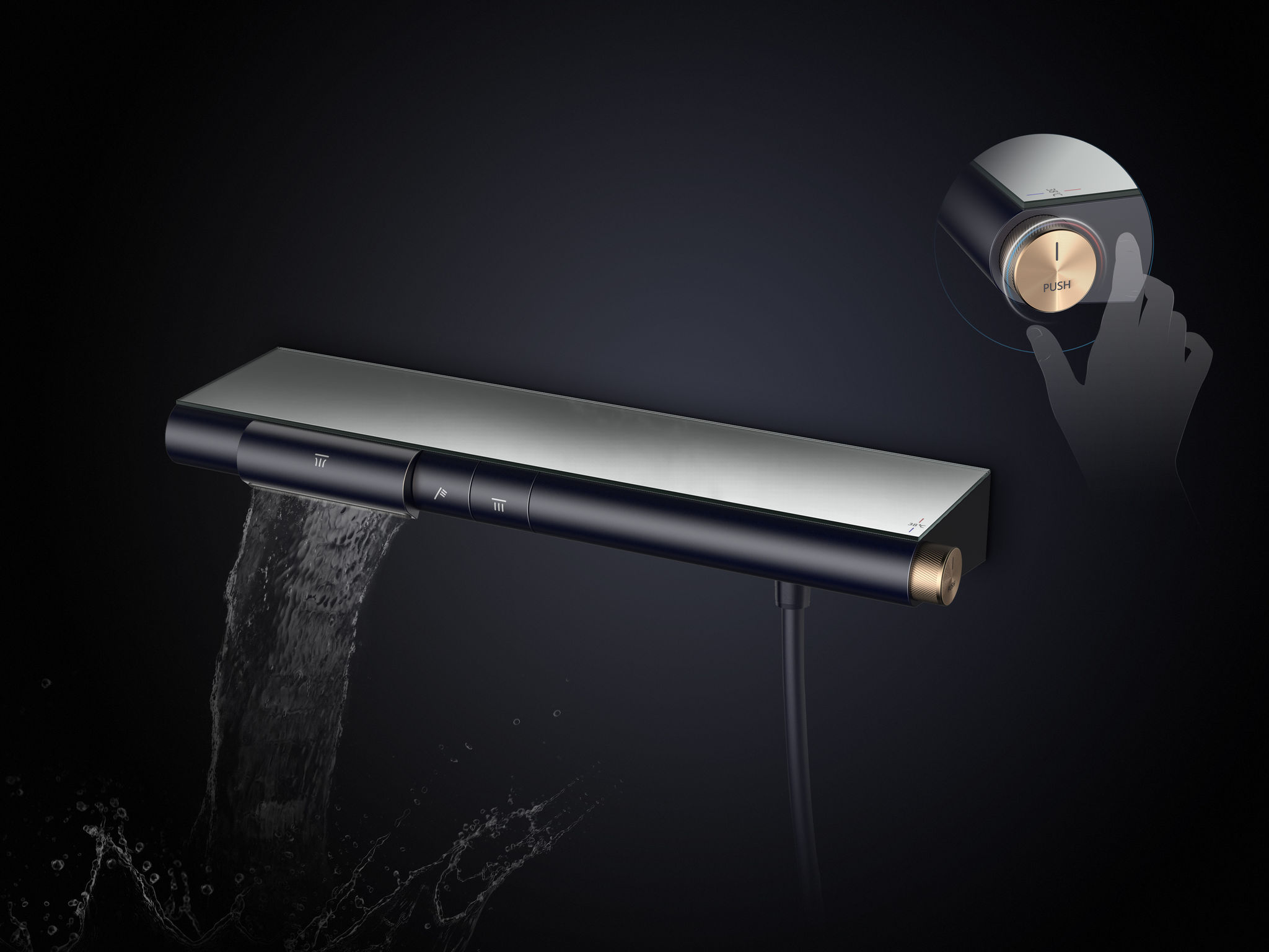 product design，bathroom，Bathtub faucet，