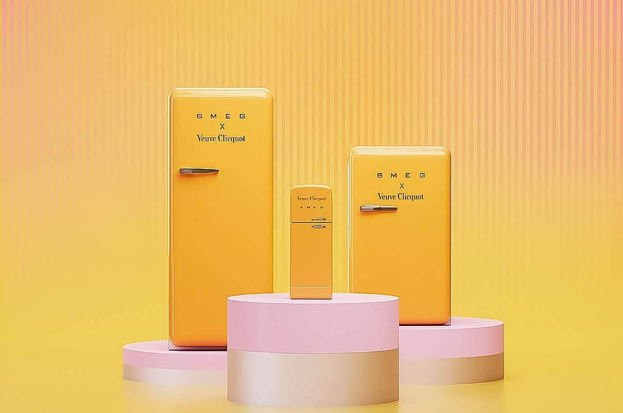 Veuve Clicquot，smeg，冰箱，家用电器，